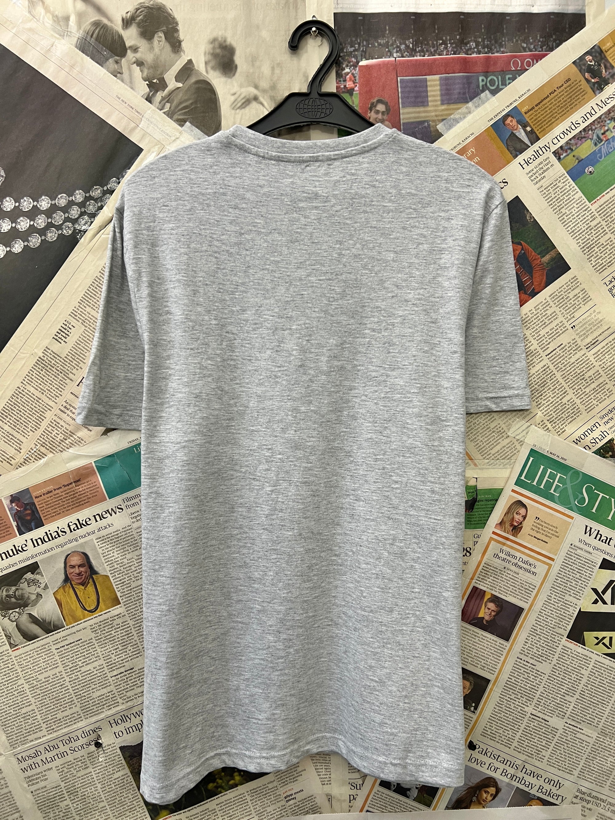 Tu® Small | Chest: 20" | Grey | T-Shirt | 356 - Genuine Maal