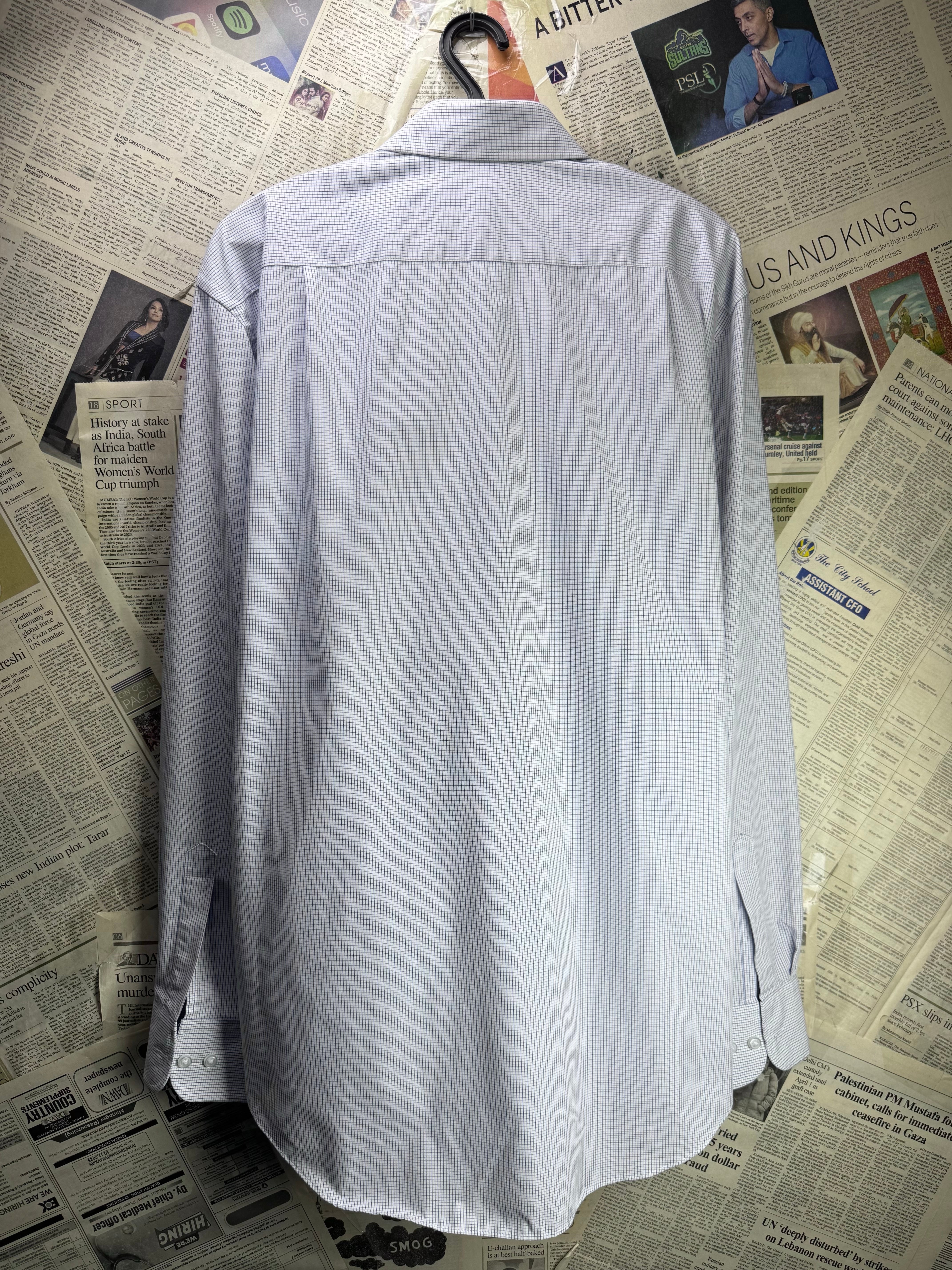 M&S® Large | Chest: 23" | Collar 15.5" Shirt | Poly - Cotton | 4748 - Genuine Maal
