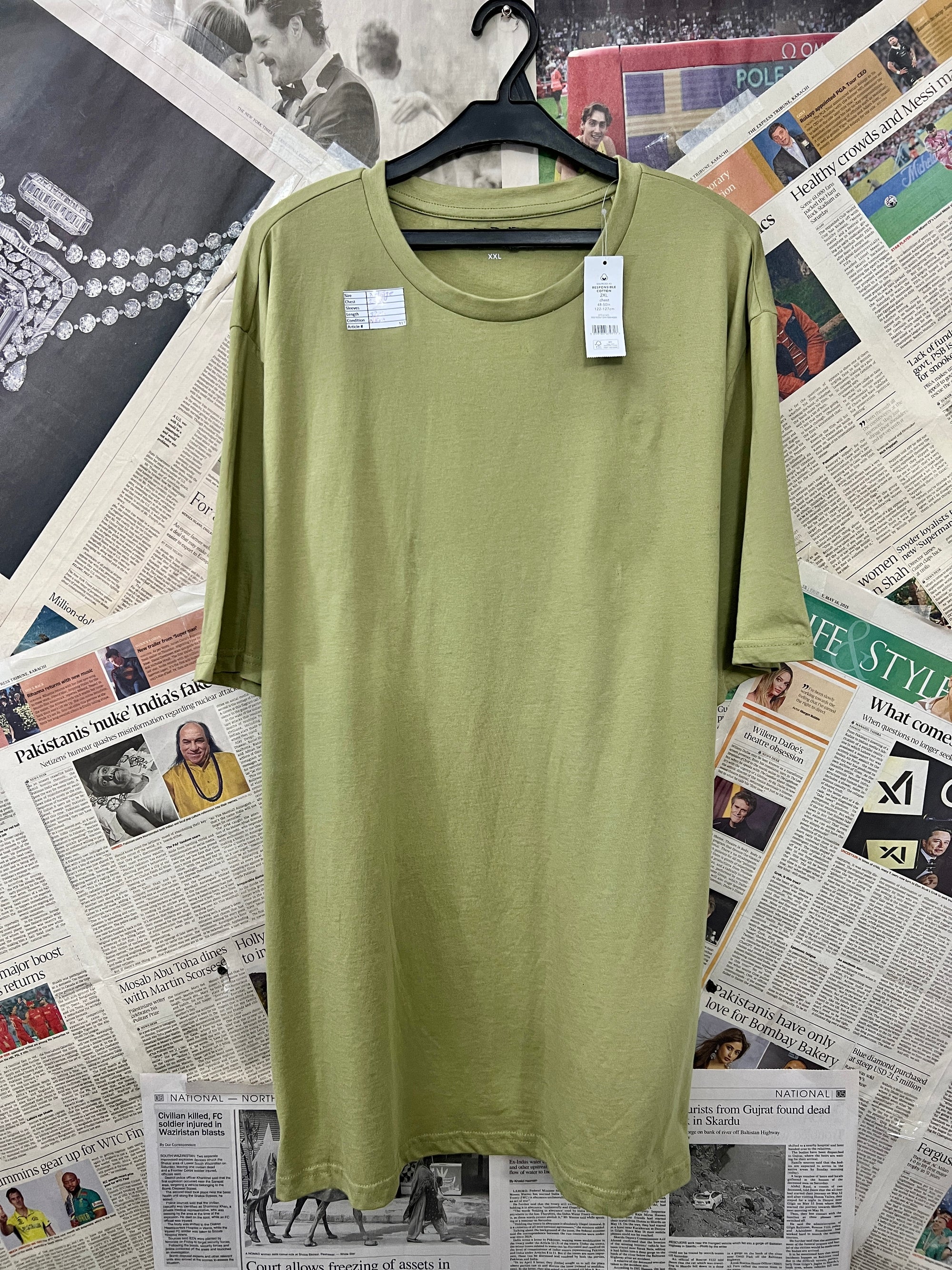 George® XL | Chest: 26" | Moss | T-shirt | 317 - Genuine Maal