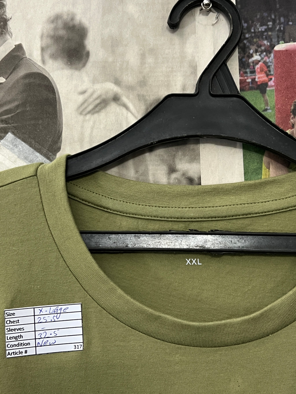 George® XL | Chest: 26" | Moss | T-shirt | 317 - Genuine Maal