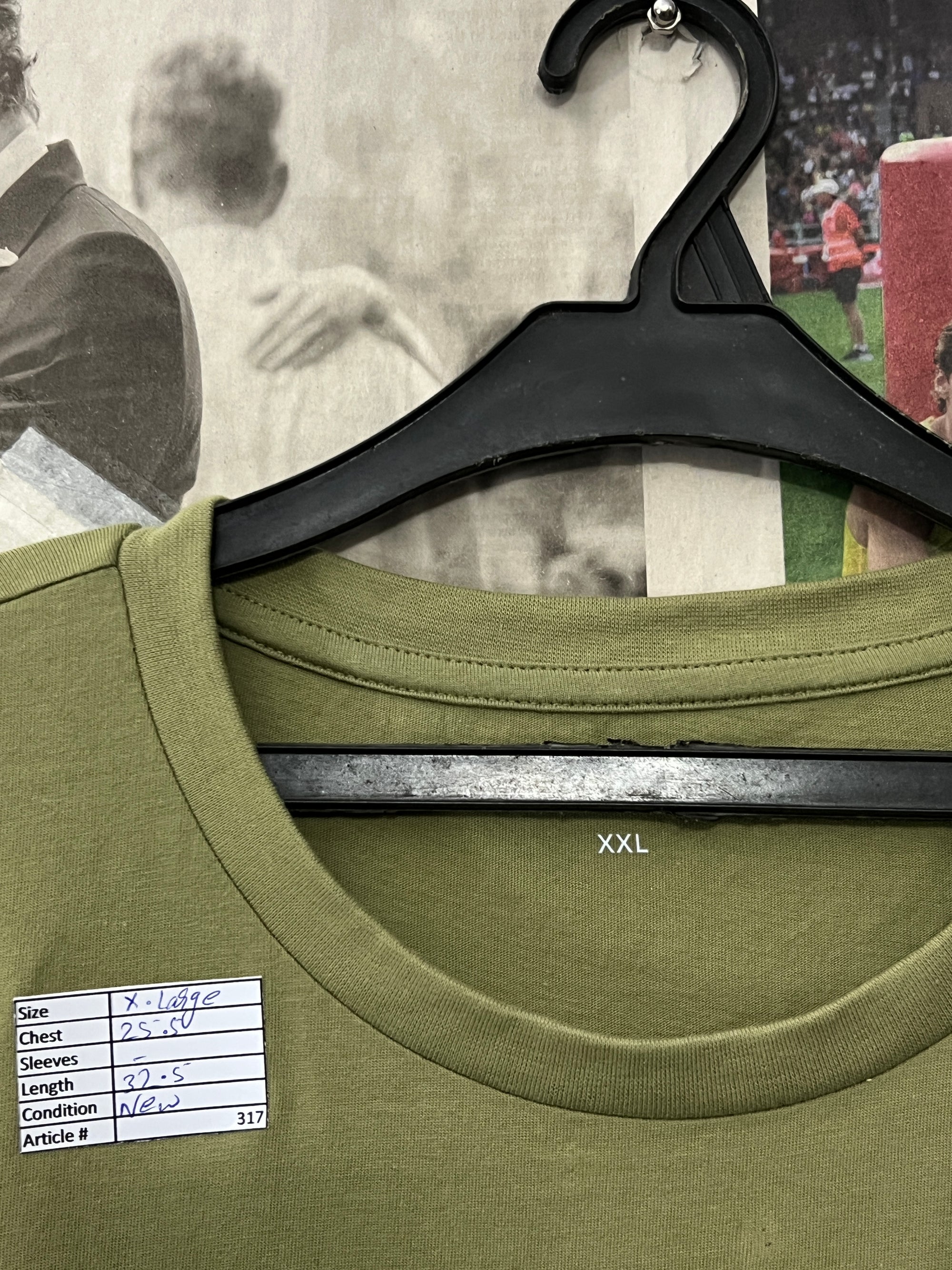George® XL | Chest: 26" | Moss | T-shirt | 317 - Genuine Maal