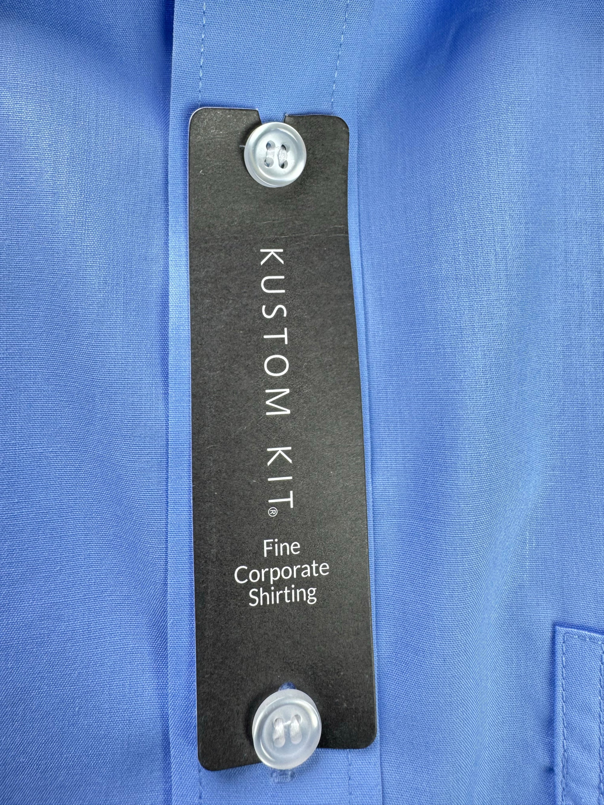 Kuston Kit® L/XL | Chest: 24.5" | Light Blue | Collar 17" Shirt | Poly - Cotton | 4799 - Genuine Maal