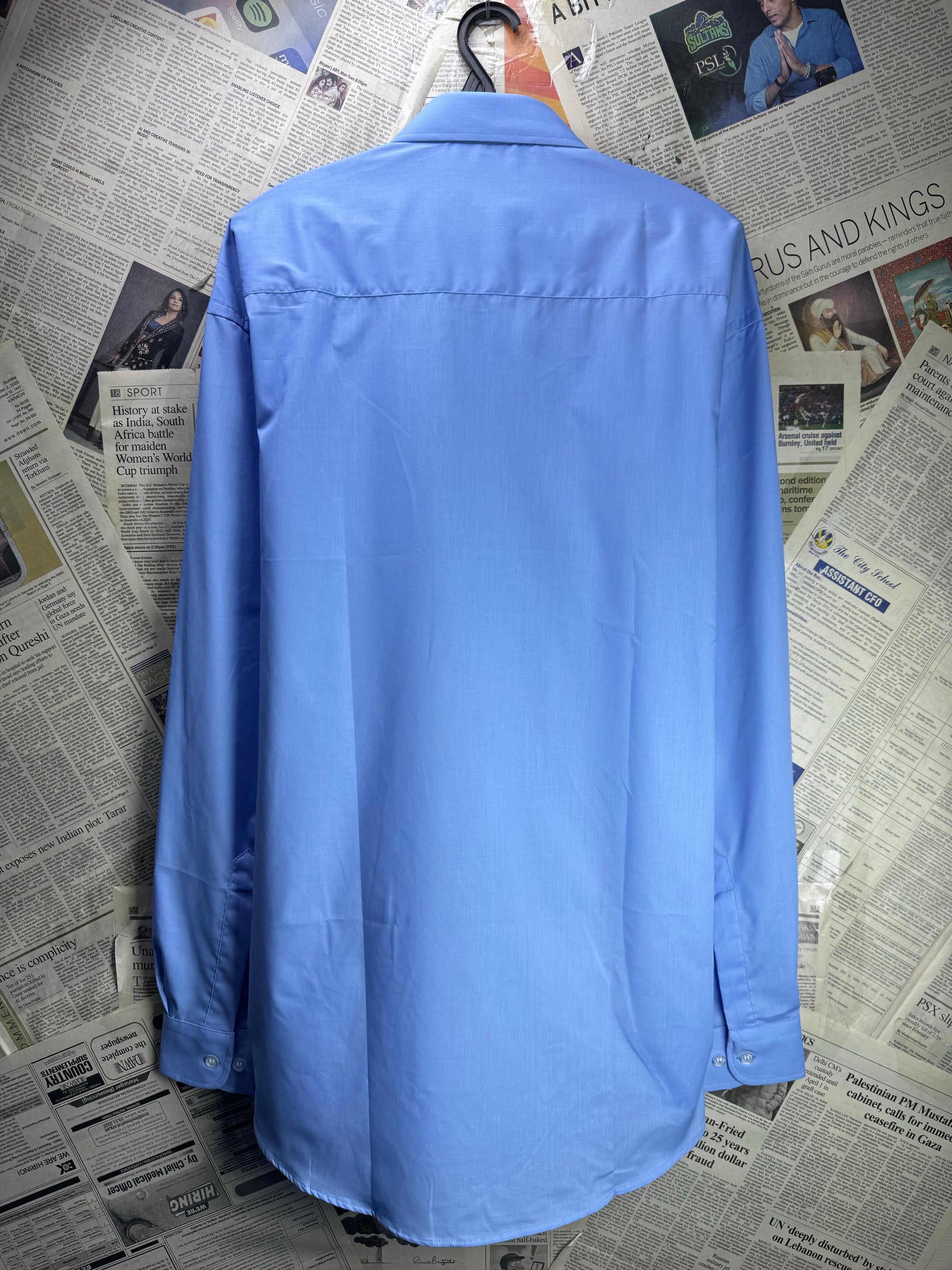 Kuston Kit® L/XL | Chest: 24.5" | Light Blue | Collar 17" Shirt | Poly - Cotton | 4799 - Genuine Maal