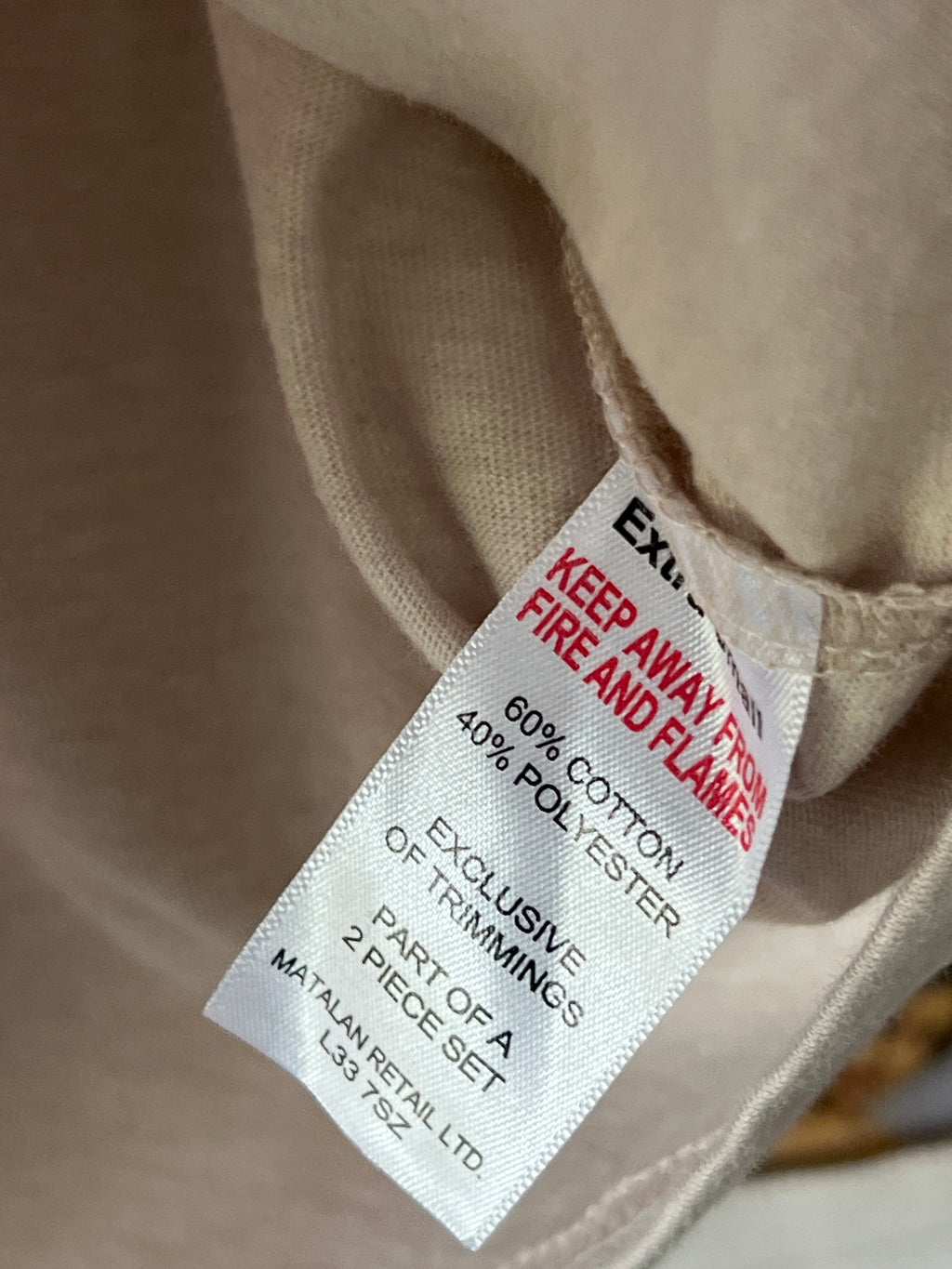 Sleep® XS | Chest: 18.5" | Beige | T-Shirt | 357 - Genuine Maal