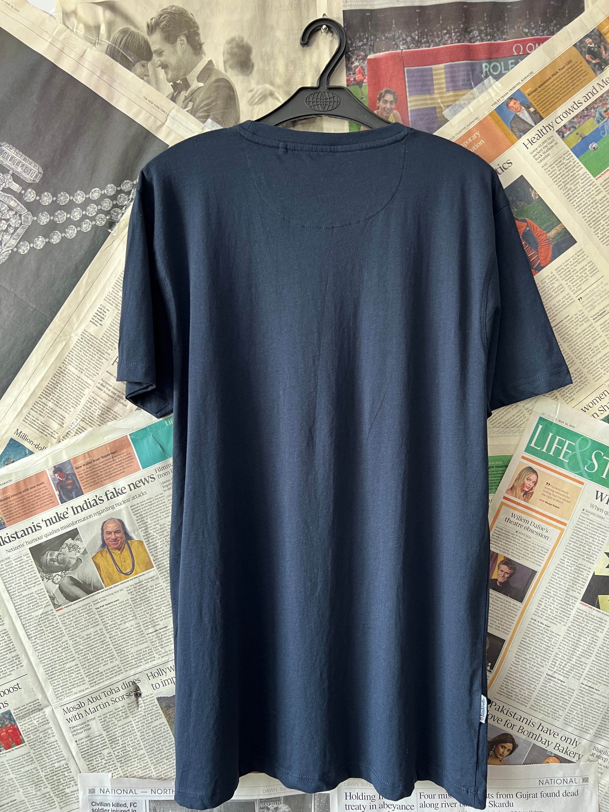 Lambretta® Small | Chest: 21" | Space Blue | T-Shirt | 343 - Genuine Maal