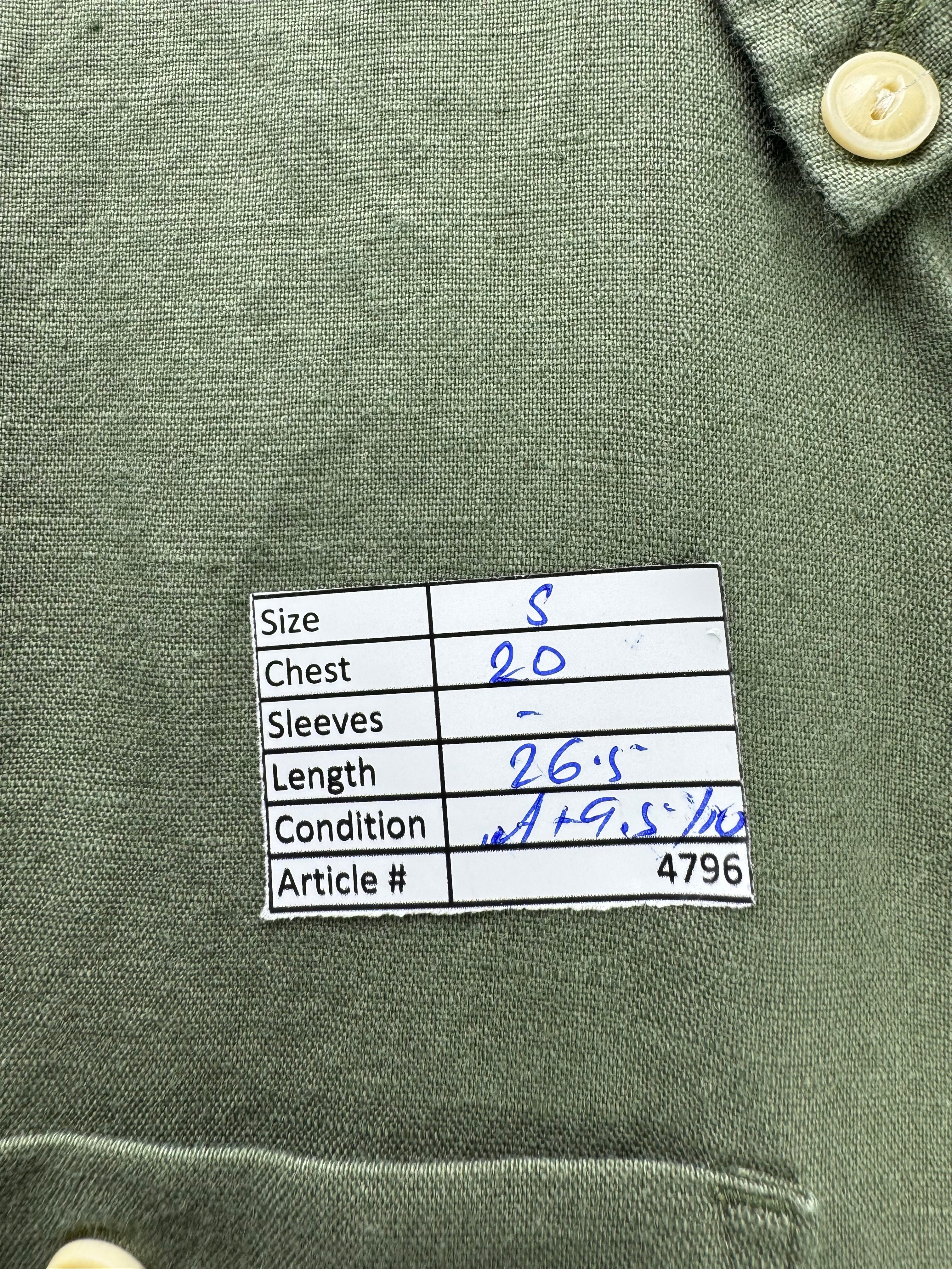 Next® Small | Chest: 20" | Shirt | Linen - Cotton | 4796 - Genuine Maal