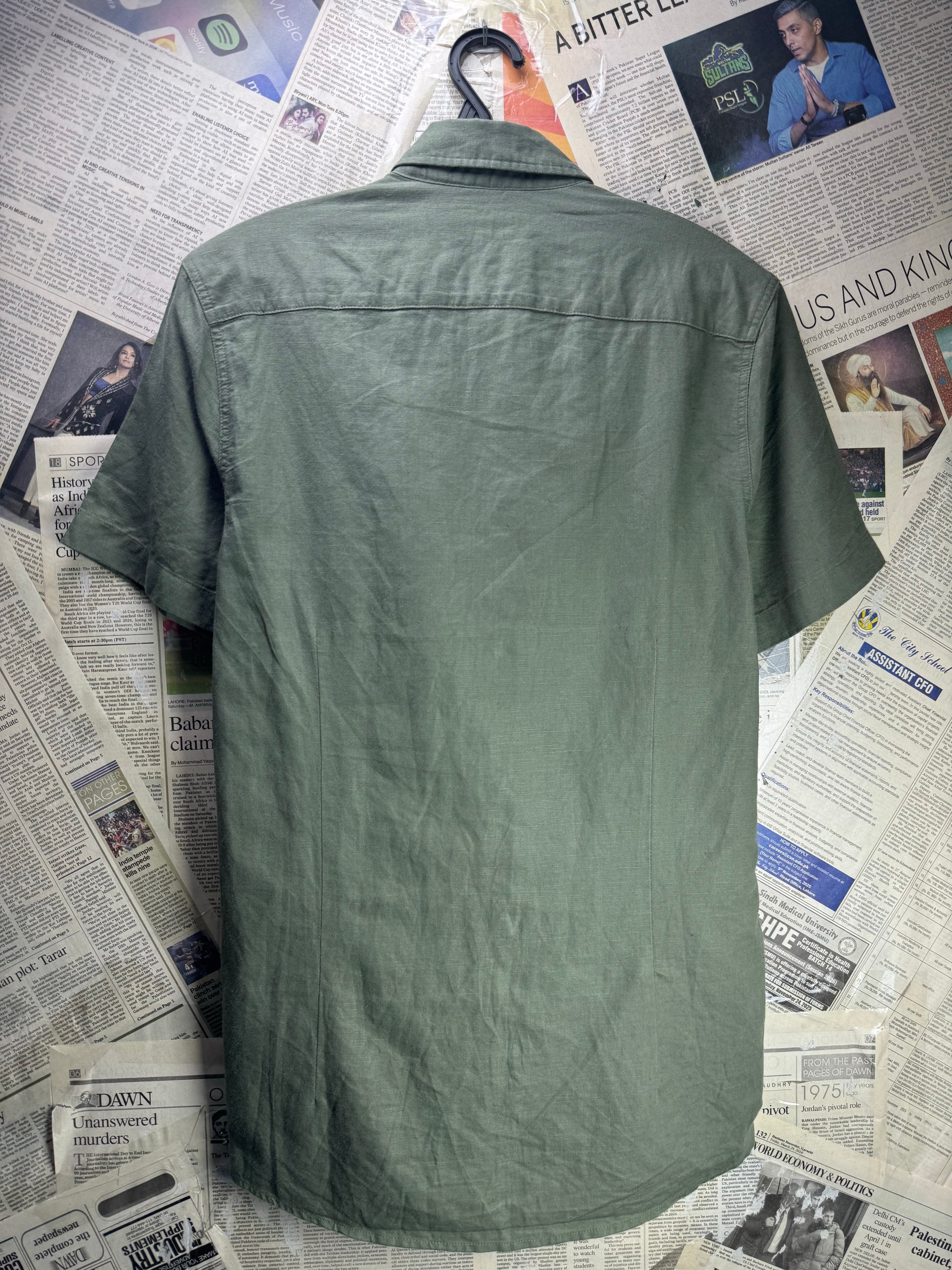 Next® Small | Chest: 20" | Shirt | Linen - Cotton | 4796 - Genuine Maal