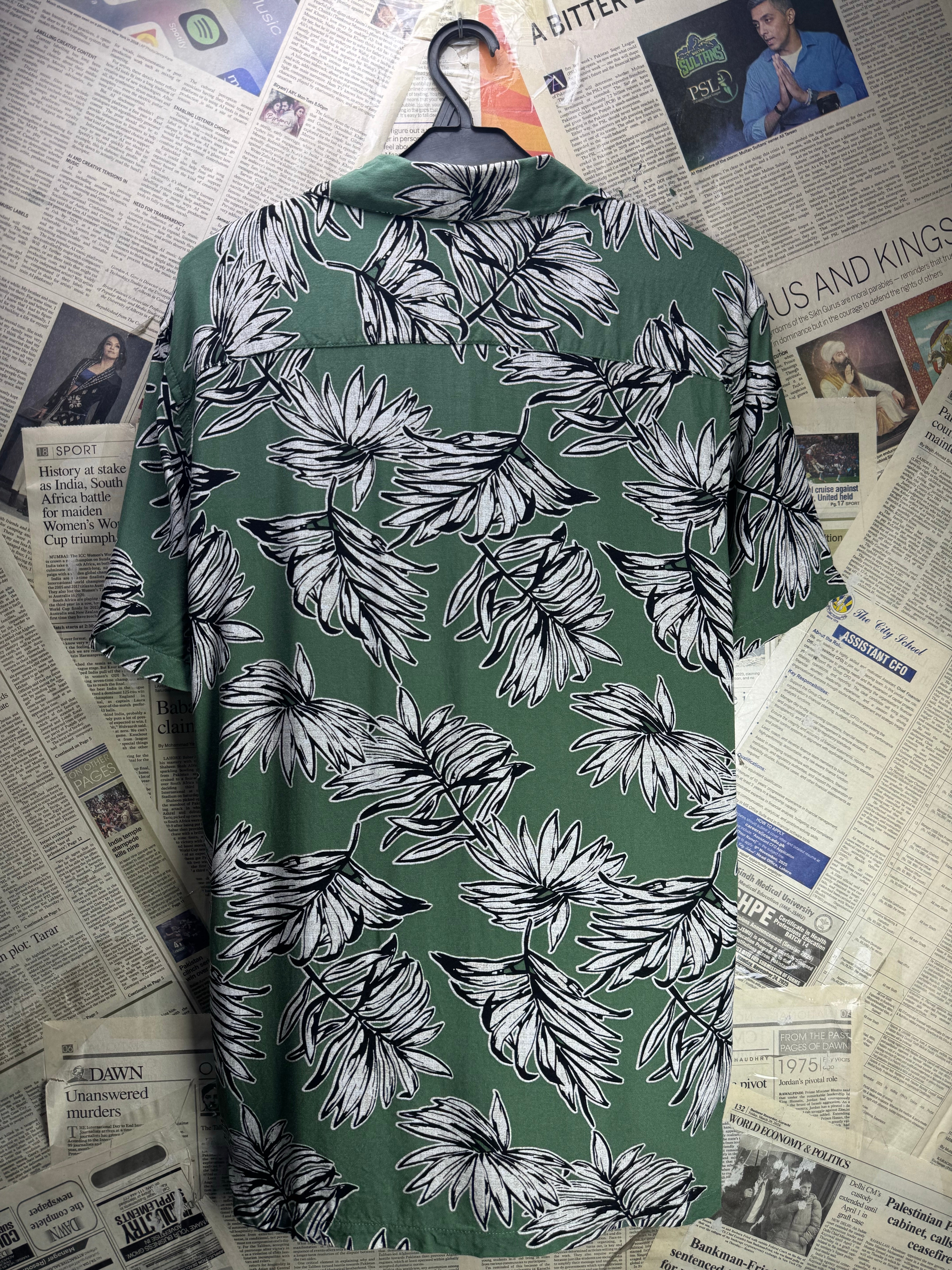 Primark® Small | Chest: 21" | Shirt | Viscose | 4793 - Genuine Maal