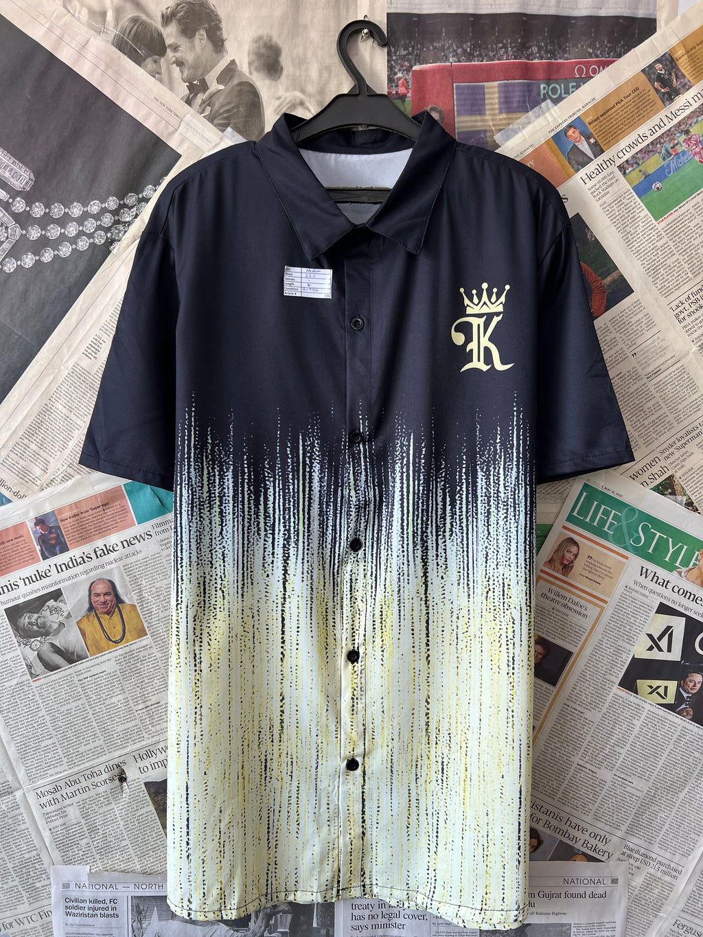 Manfinity® Medium | Chest: 22.5" | Black Shade | Huawei | 326 - Genuine Maal