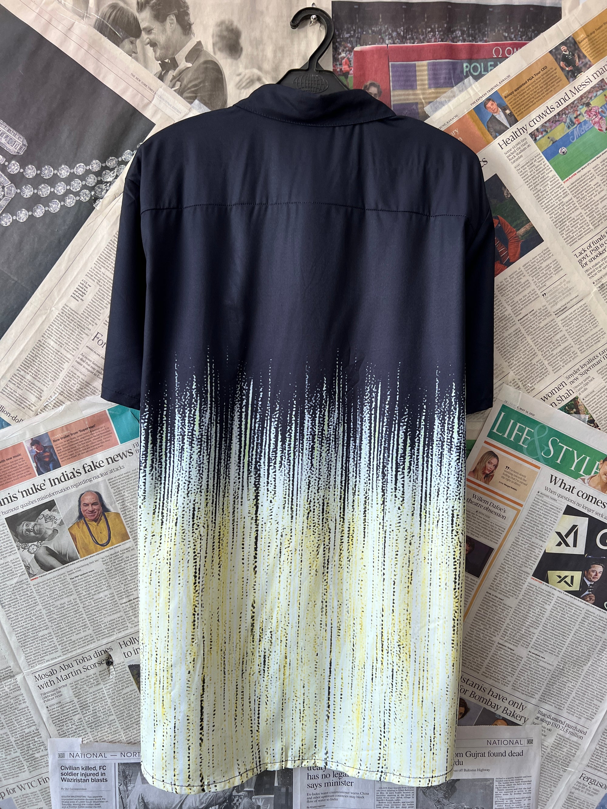 Manfinity® Medium | Chest: 22.5" | Black Shade | Huawei | 326 - Genuine Maal