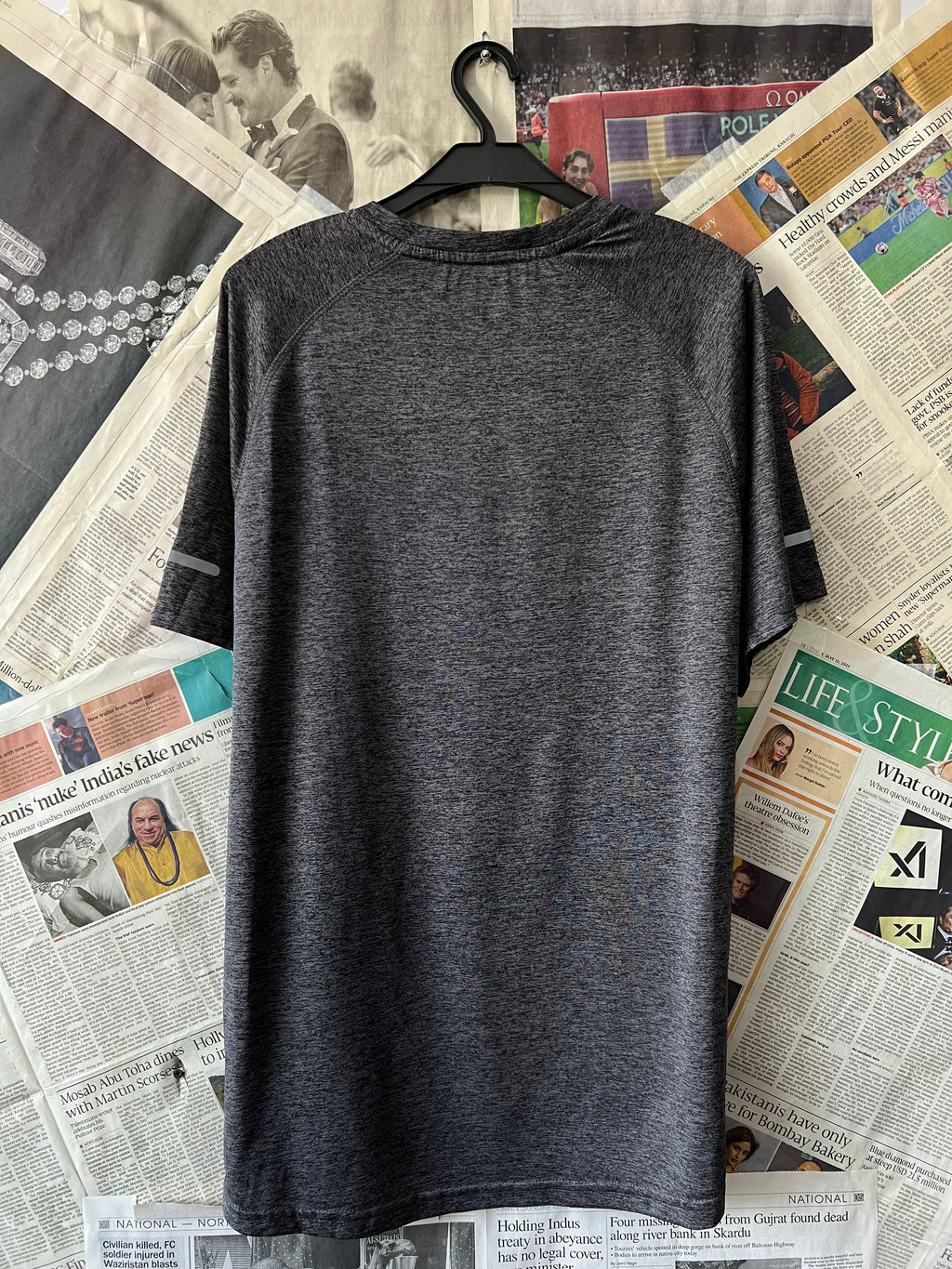 Spunk® Medium | Chest: 21.5" | Charcoal | T-Shirt | 332 - Genuine Maal