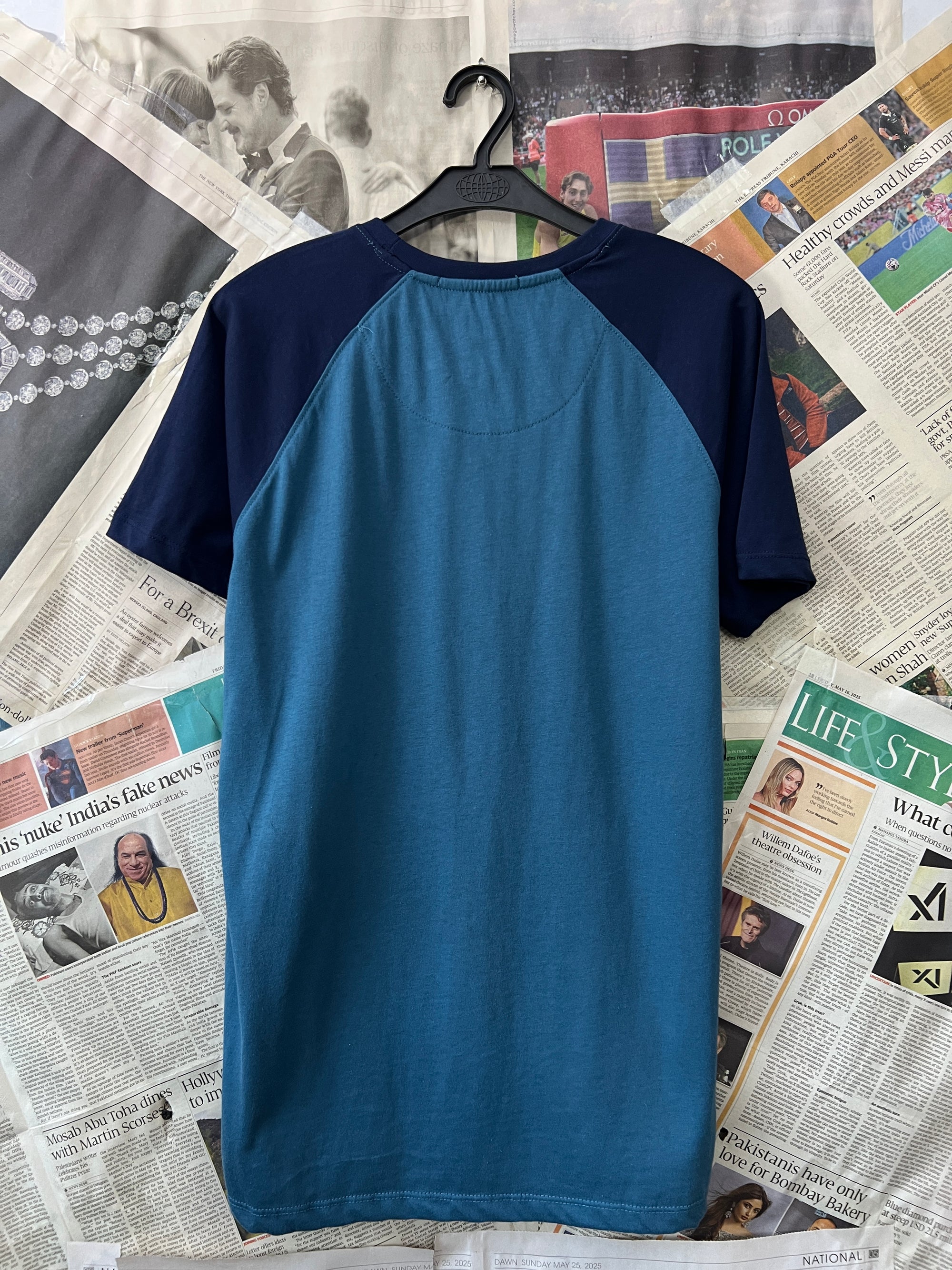 Cougar® Small | Chest: 20" | Teal | T-Shirt | 442 - Genuine Maal