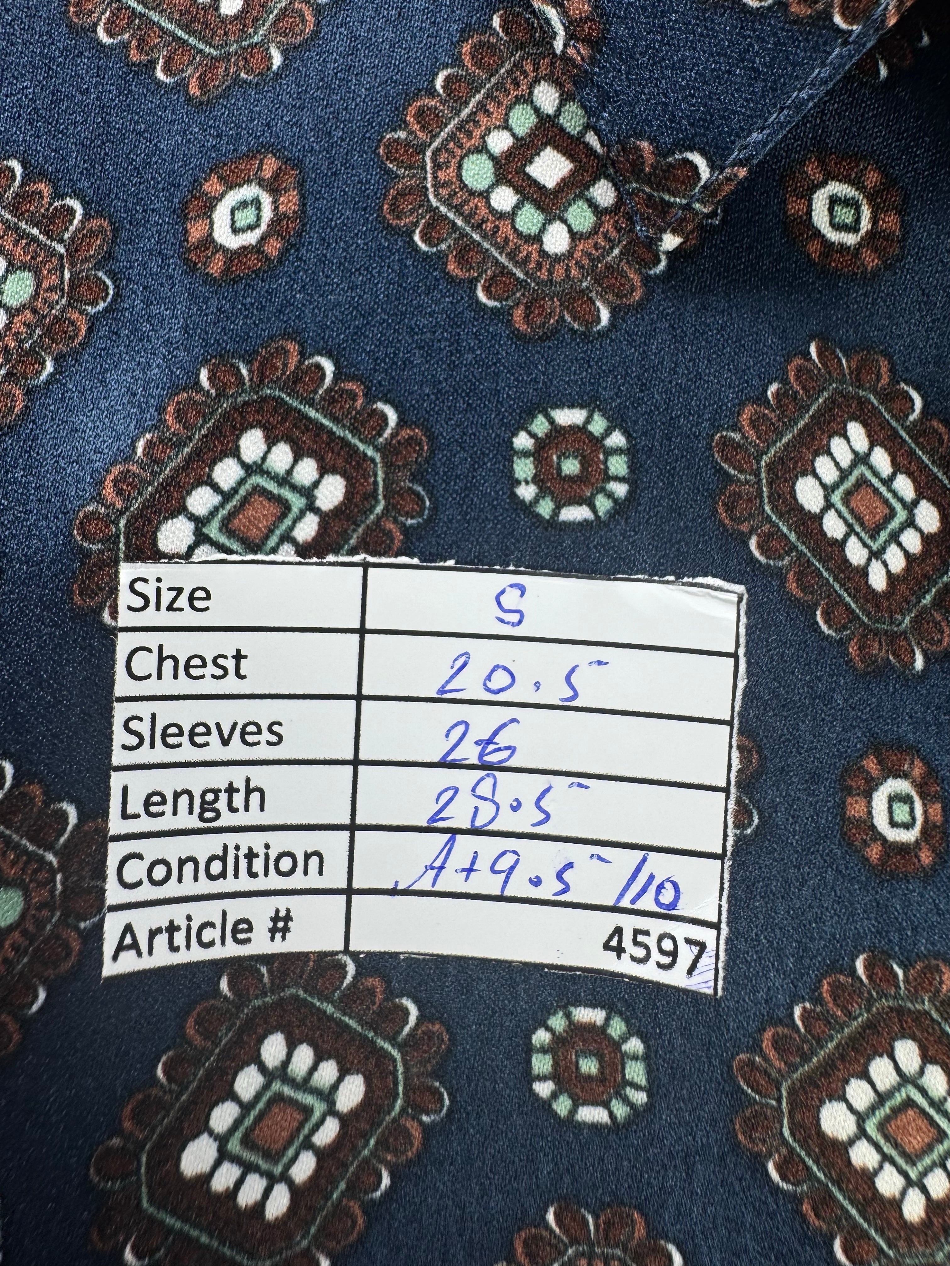 River Island® Small | Chest: 20.5" | Shirt | Polyester | 4597 - Genuine Maal