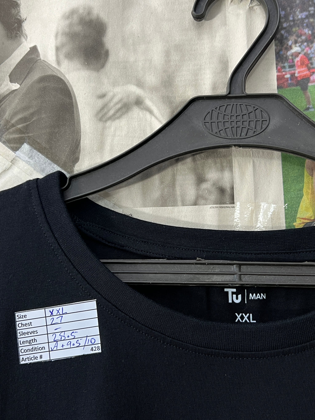 Tu® XXL | Chest: 28"| Black | 428 - Genuine Maal