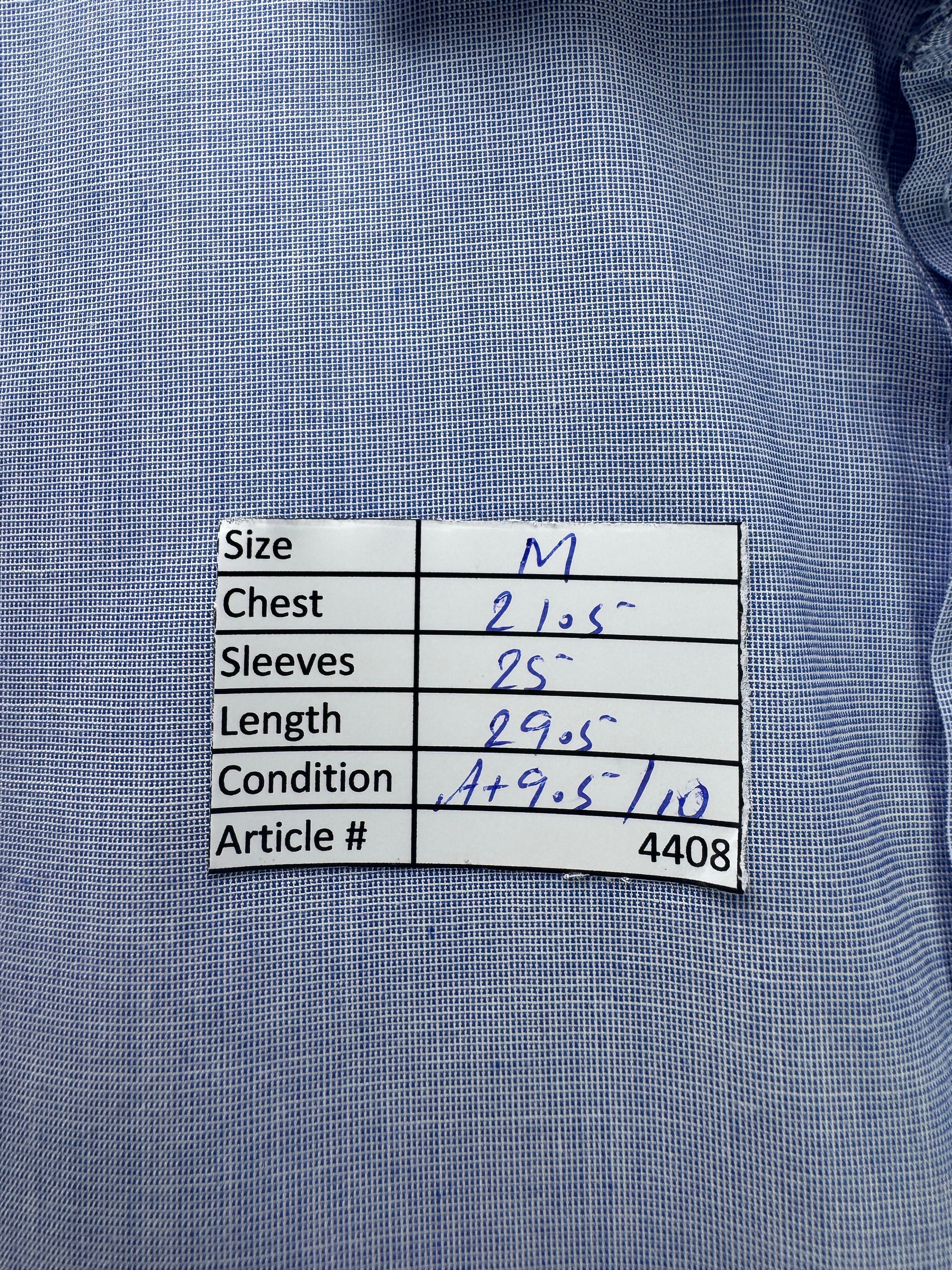 Debenhams® Medium | Chest: 21.5" | Collar 15" Shirt | Poly - Cotton | 4408 - Genuine Maal