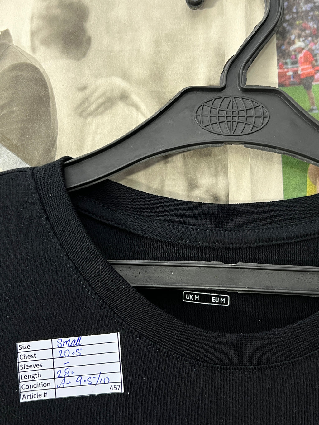 Detroit® Small | Chest: 20.5" | Black | T-Shirt | 457 - Genuine Maal