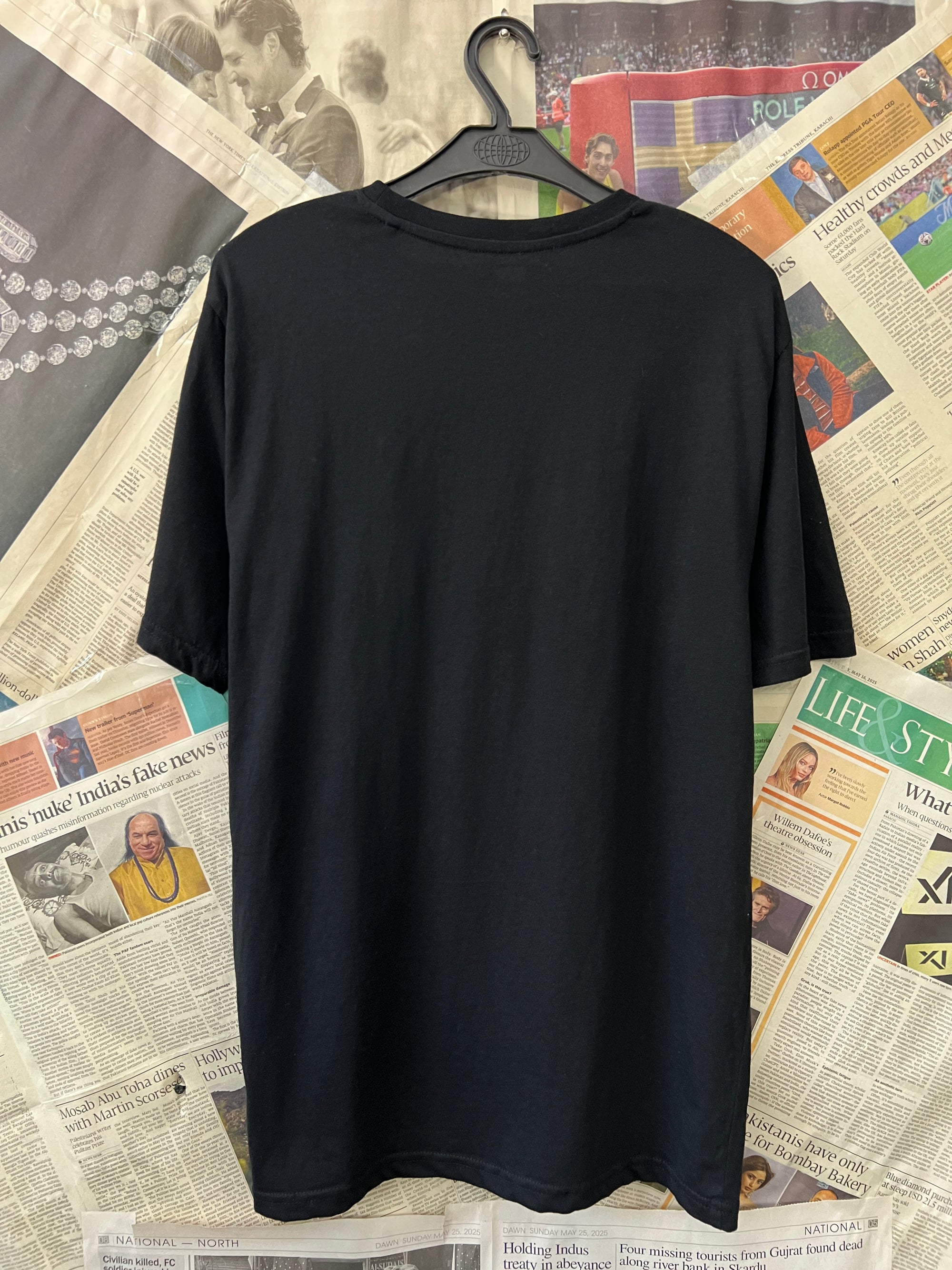 Detroit® Small | Chest: 20.5" | Black | T-Shirt | 457 - Genuine Maal