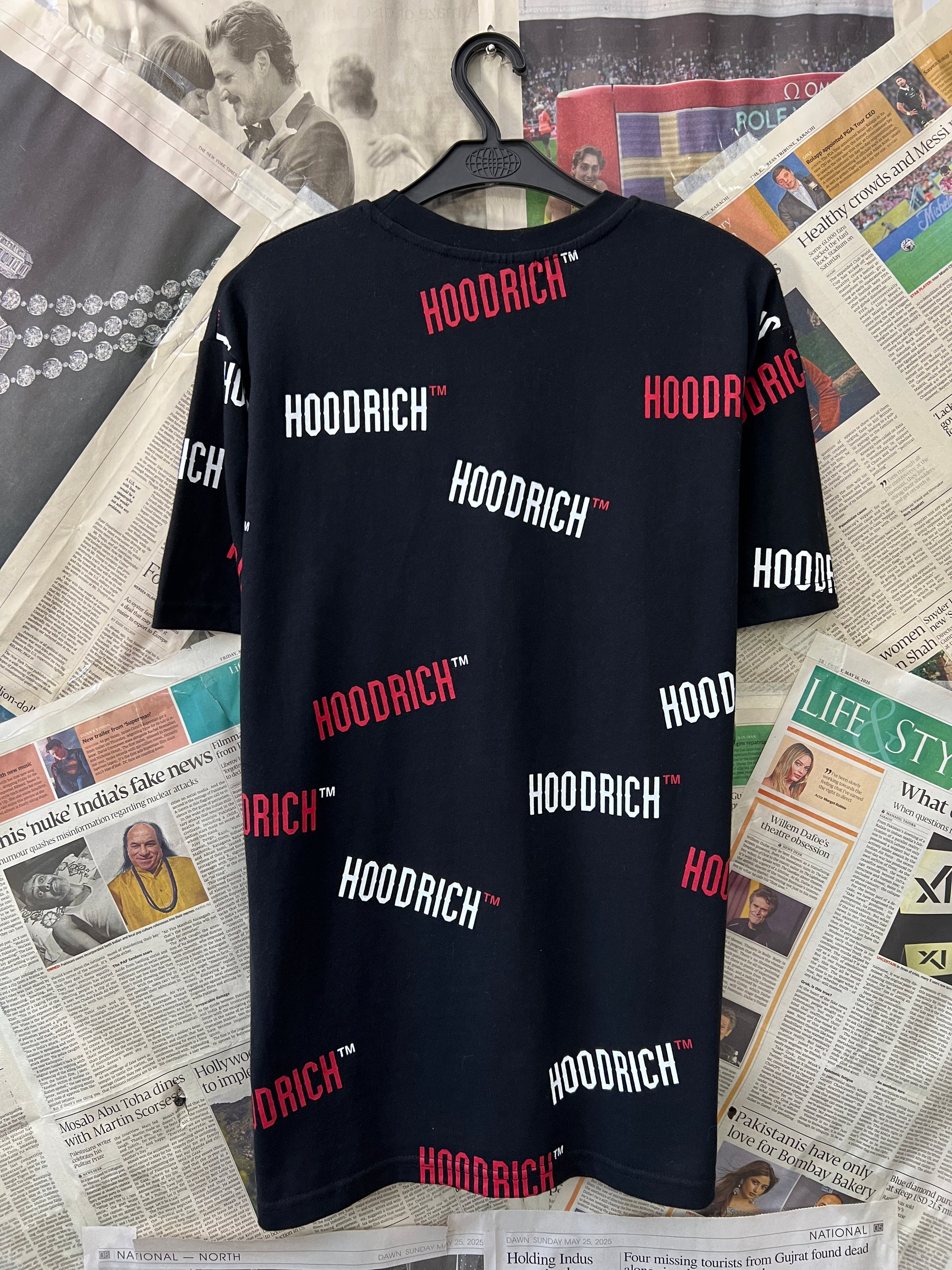 Hoosdrich® Small | Chest: 20.5" | Black | T-Shirt | 431 - Genuine Maal