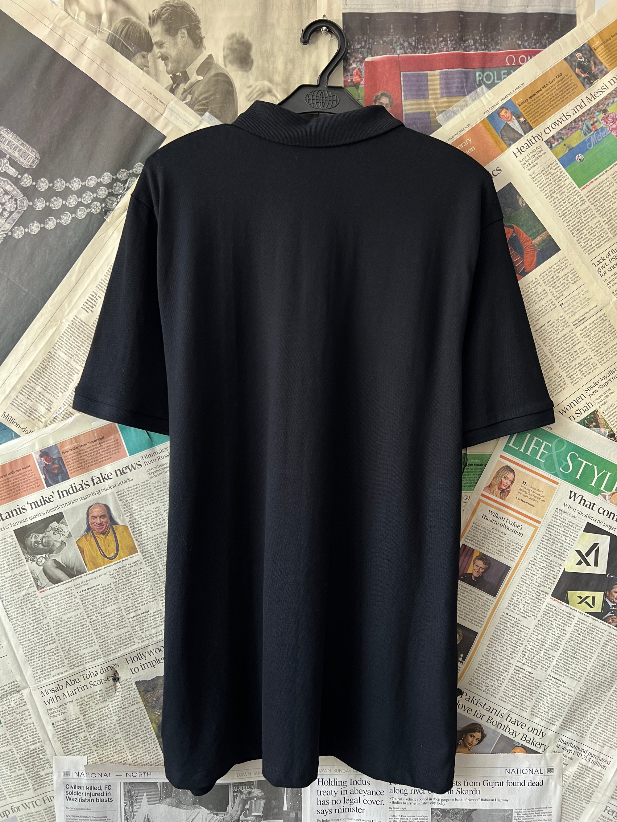 F&F® Medium | Chest: 22" | Black | Polo | 435 - Genuine Maal