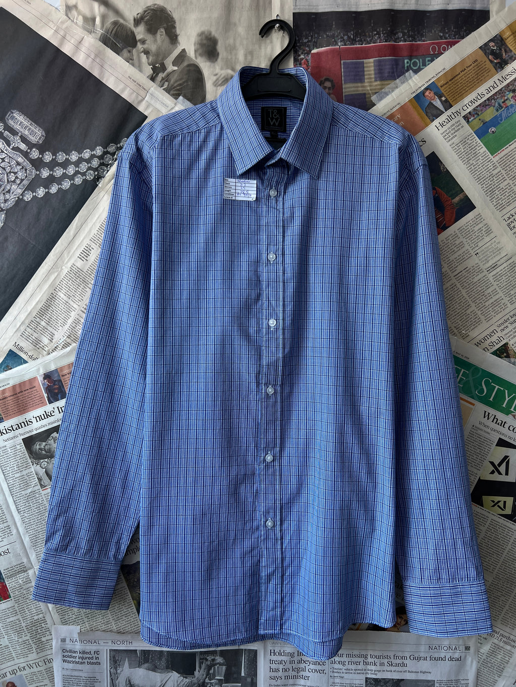 T&W® Medium | Chest: 22" | Blue | Shirt | 451 - Genuine Maal