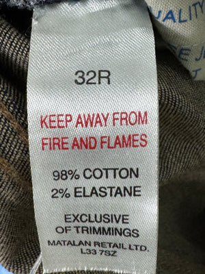 Easy® Waist: 32" | Blue | Slim Fit Denim Pants | Cotton - Elastane | 2402 - Genuine Maal