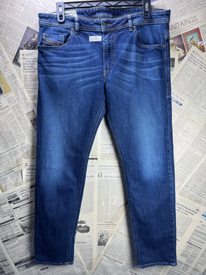 Diesel® Waist: 38" | Blue | Slim Fit Denim Pants | Cotton - Elastane | 2400 - Genuine Maal