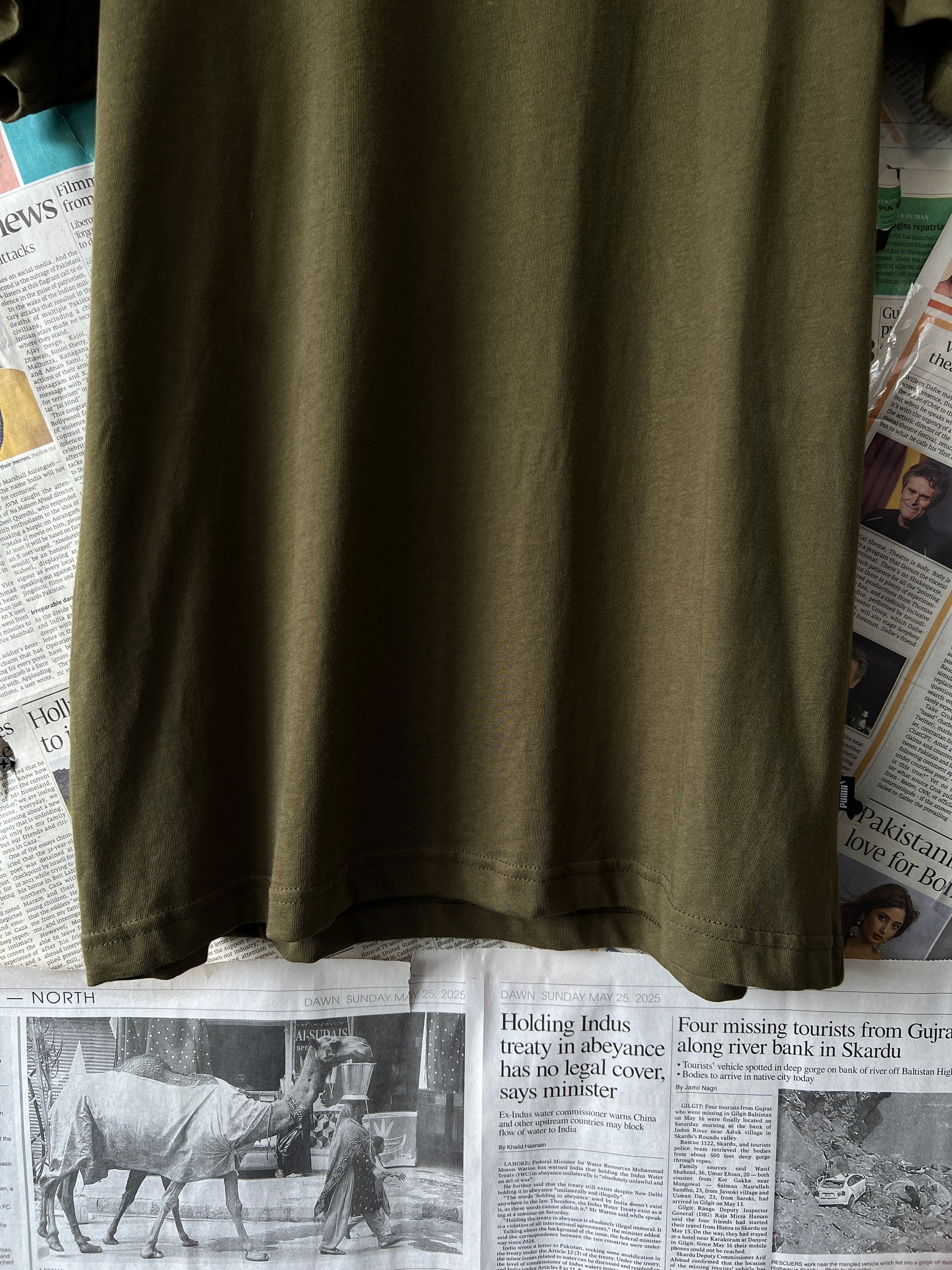 P*ma® Small | Chest: 21" | Dark Olive | T-Shirt | 439 - Genuine Maal