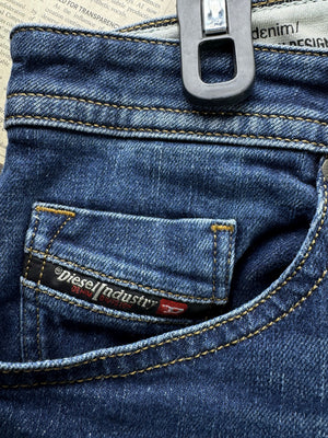 Diesel® Waist: 38" | Blue | Slim Fit Denim Pants | Cotton - Elastane | 2400 - Genuine Maal