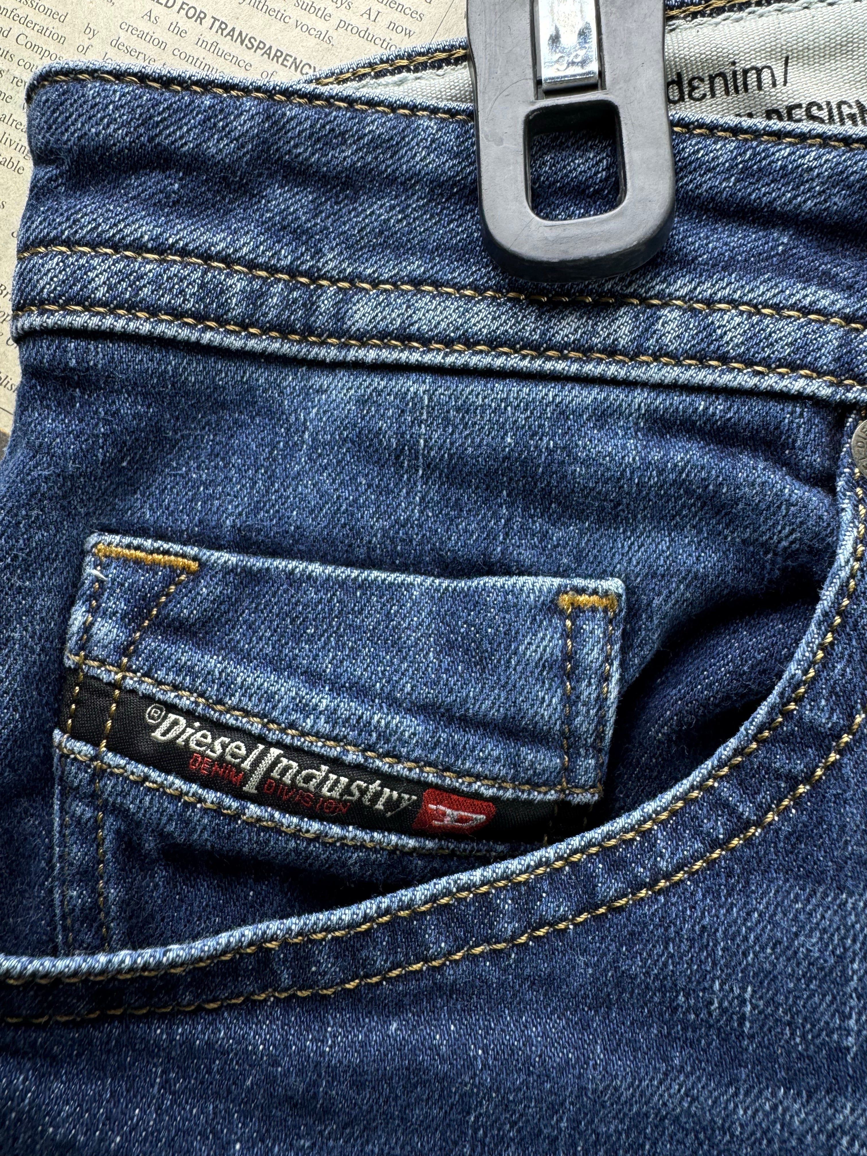 Diesel® Waist: 38" | Blue | Slim Fit Denim Pants | Cotton - Elastane | 2400 - Genuine Maal