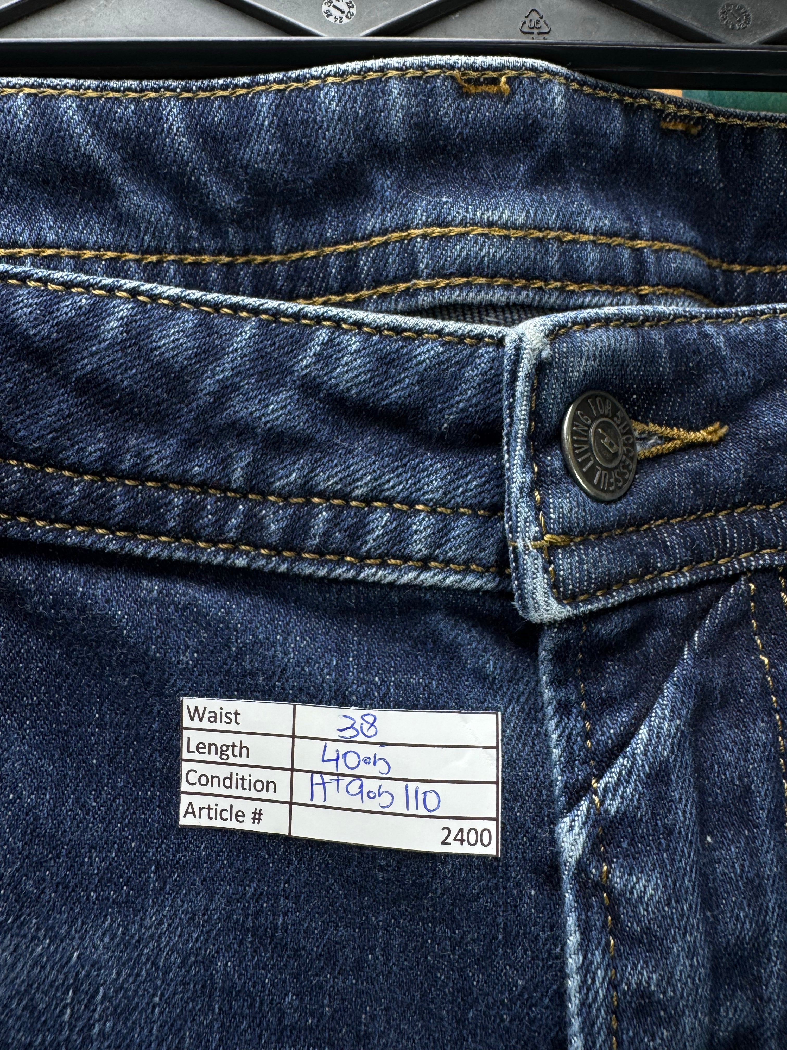 Diesel® Waist: 38" | Blue | Slim Fit Denim Pants | Cotton - Elastane | 2400 - Genuine Maal