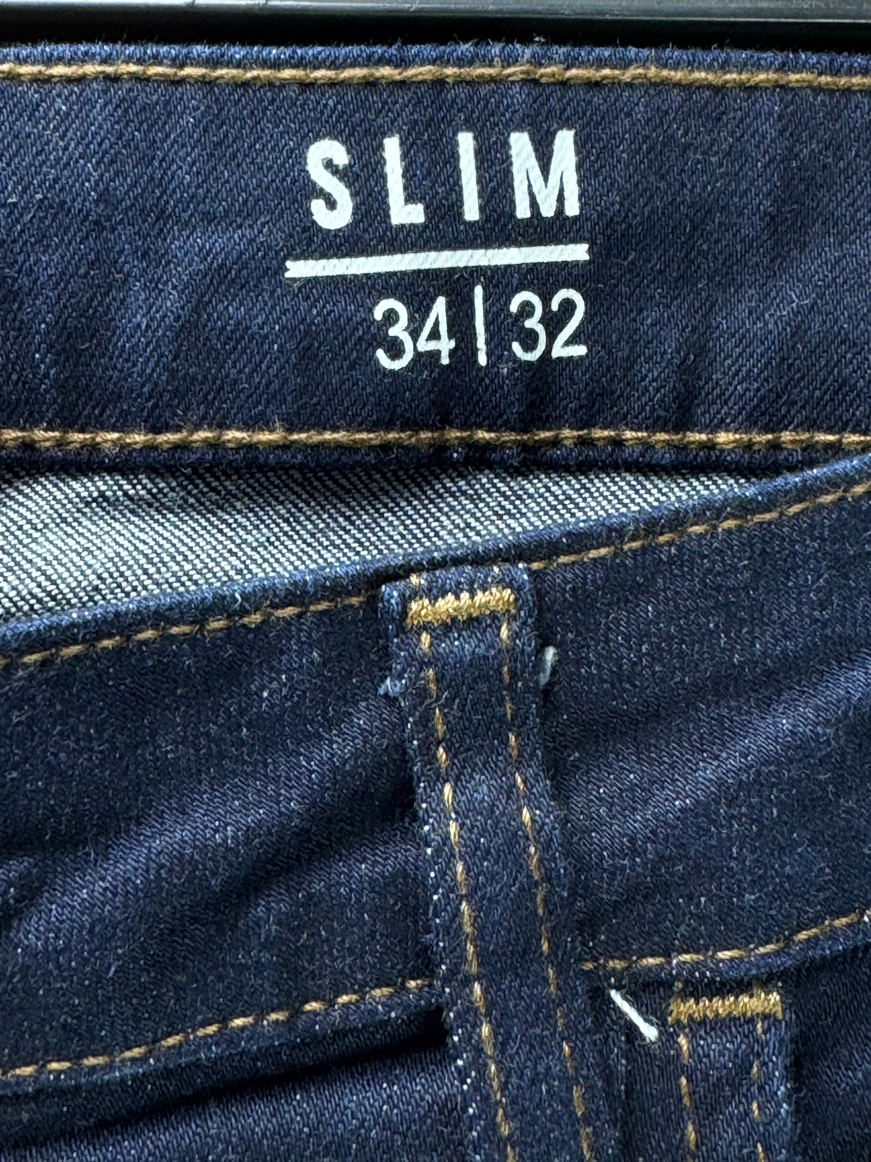 George® Waist: 34" | Blue | Slim Fit Denim Pants | Cotton - Elastane | 2364 - Genuine Maal
