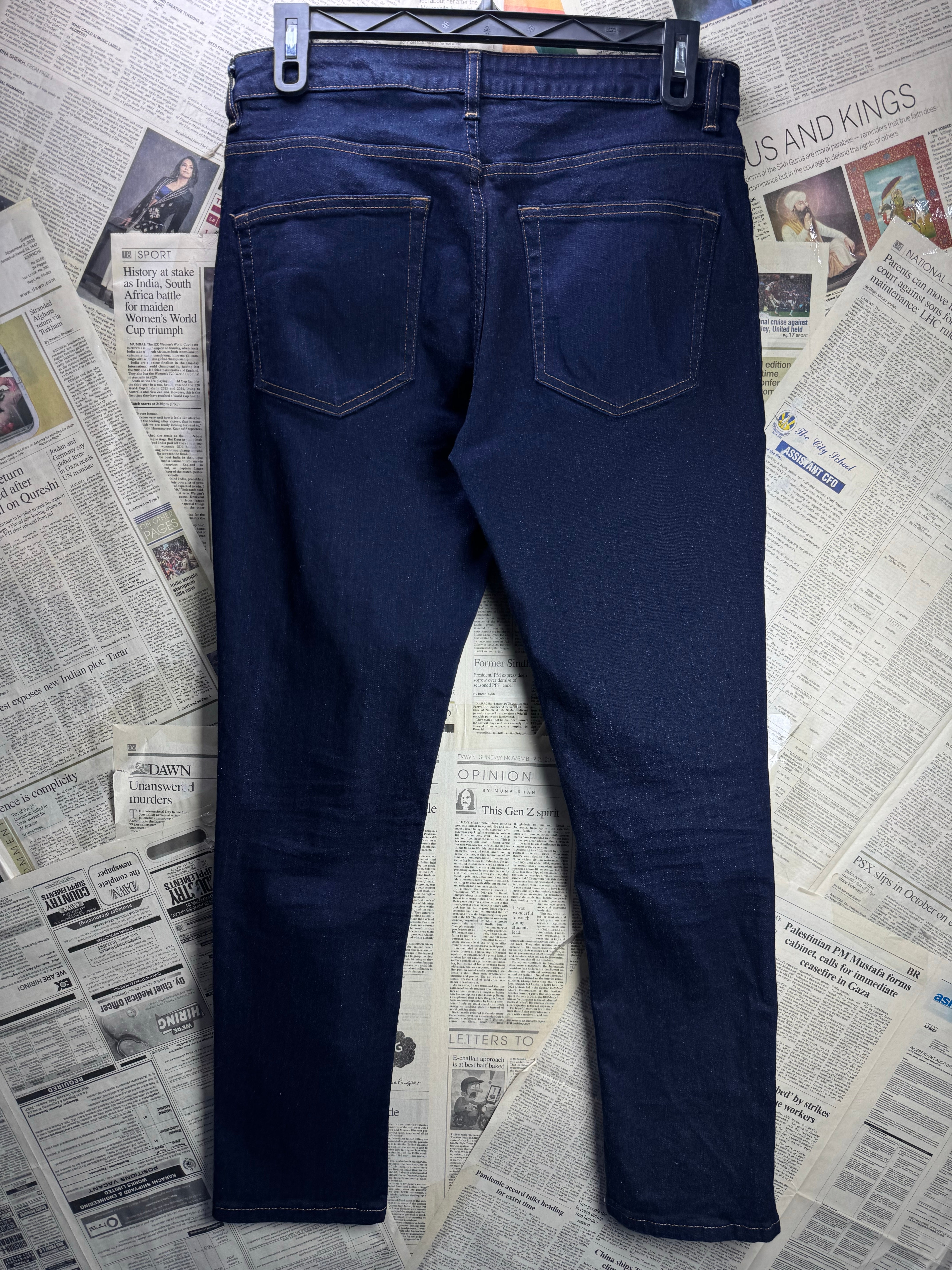 George® Waist: 34" | Blue | Slim Fit Denim Pants | Cotton - Elastane | 2364 - Genuine Maal