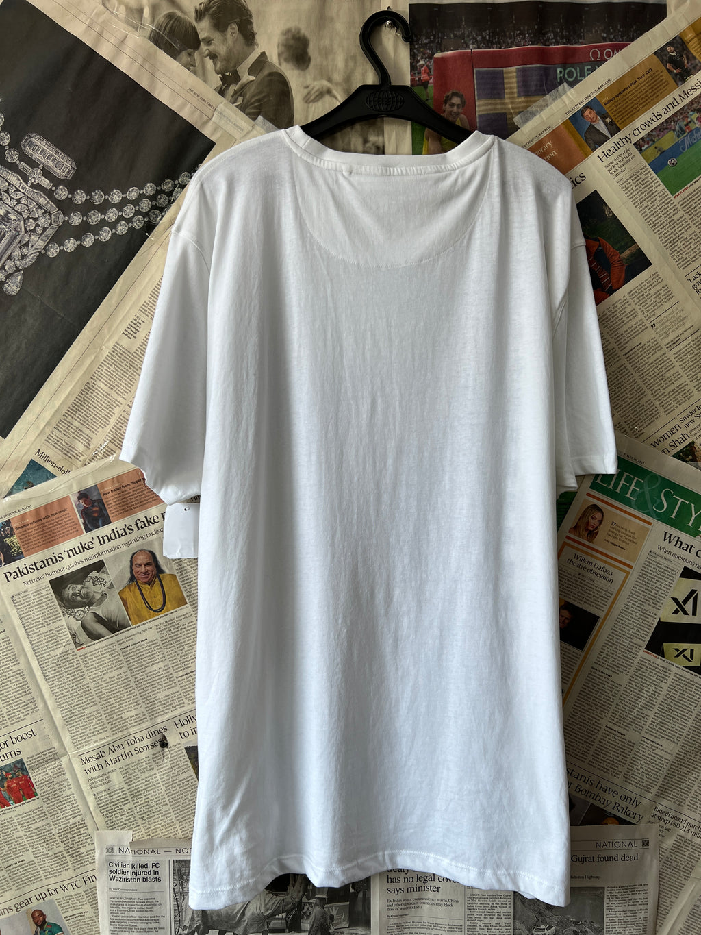Lambretta® Large | Chest: 24" | White | T-Shirt | 438 - Genuine Maal