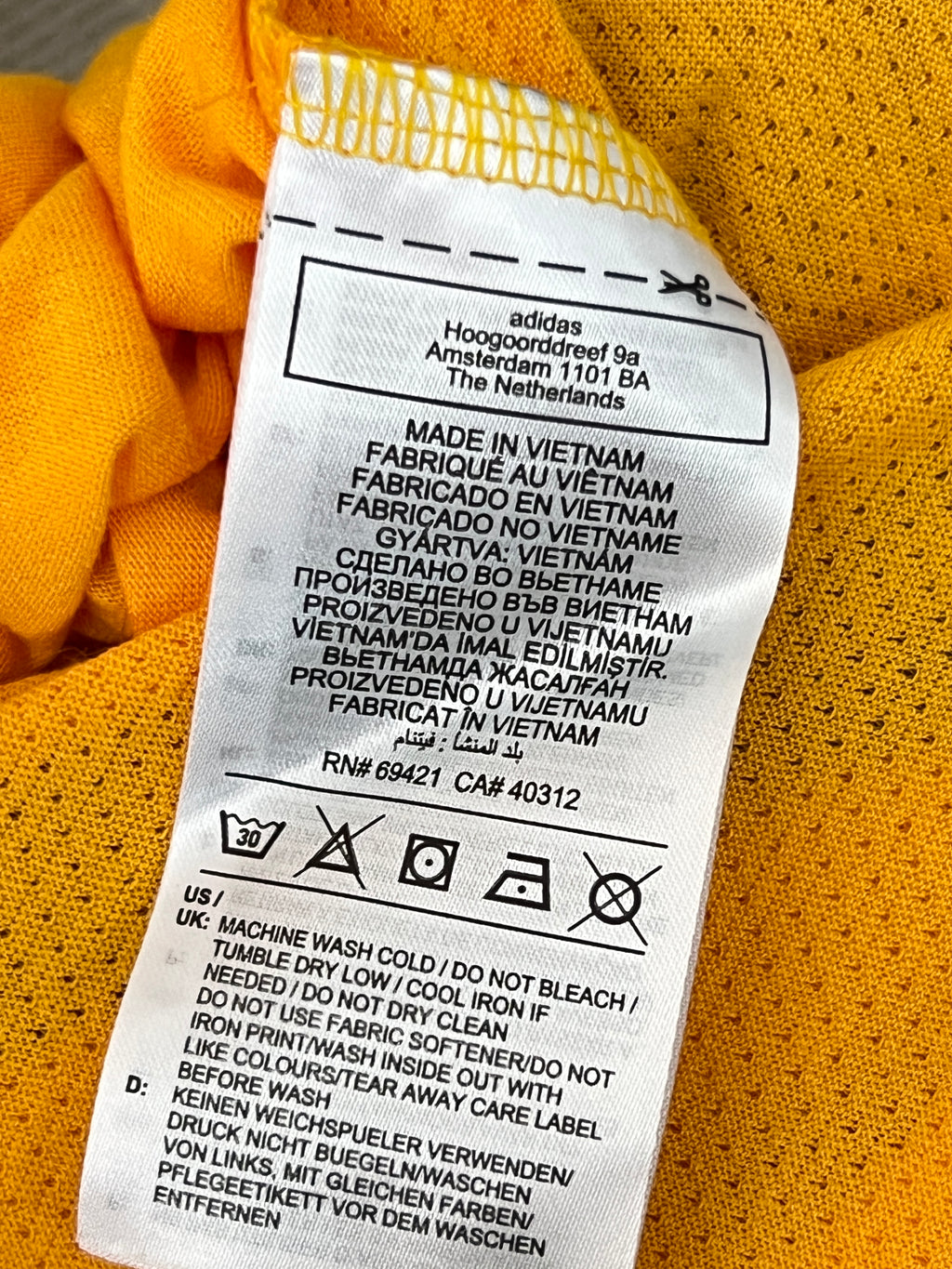 Re*bok® Large | Chest: 24" | Mustard | T-Shirt | 449 - Genuine Maal