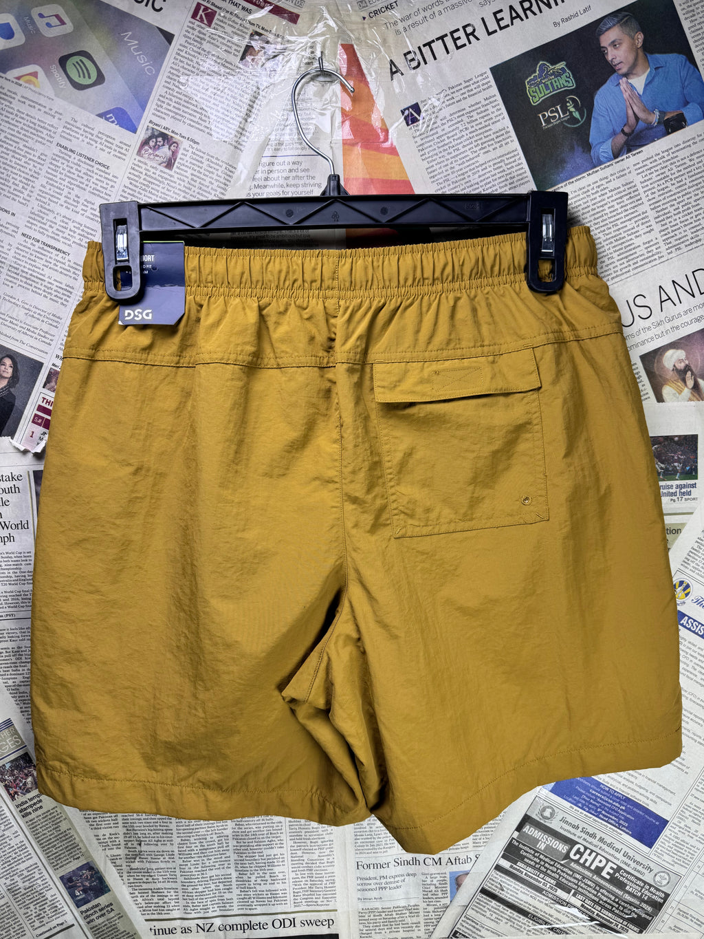 DSG® Waist: 30" | Mustard | Swimming Shorts | Inner: Mesh | Nylon | 1194 - Genuine Maal