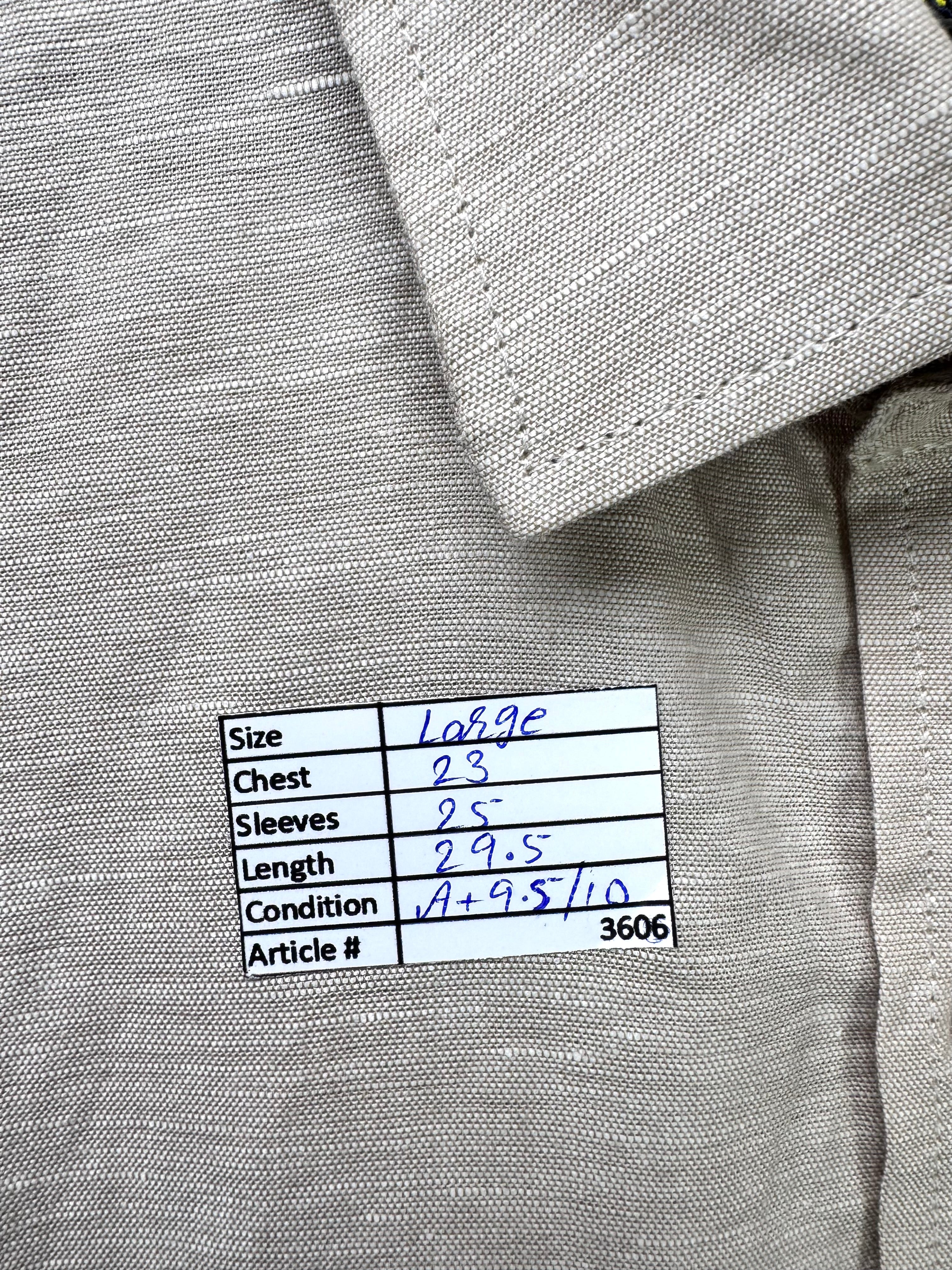 Pure Cotton® Large | Chest: 23" | Light Beige | Shirt | Cotton | 3606 - Genuine Maal