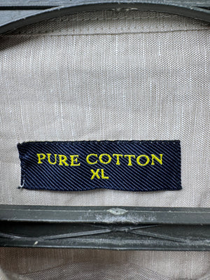 Pure Cotton® Large | Chest: 23" | Light Beige | Shirt | Cotton | 3606 - Genuine Maal