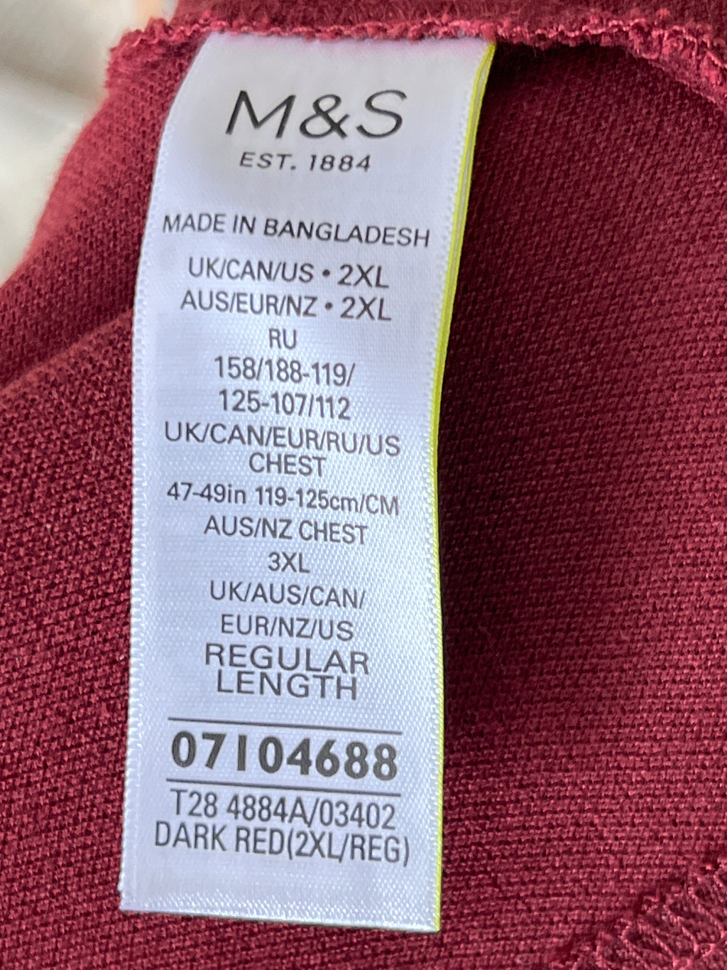 Autograph® L/XL | Chest: 24.5" | Maroon | Polo | 440 - Genuine Maal