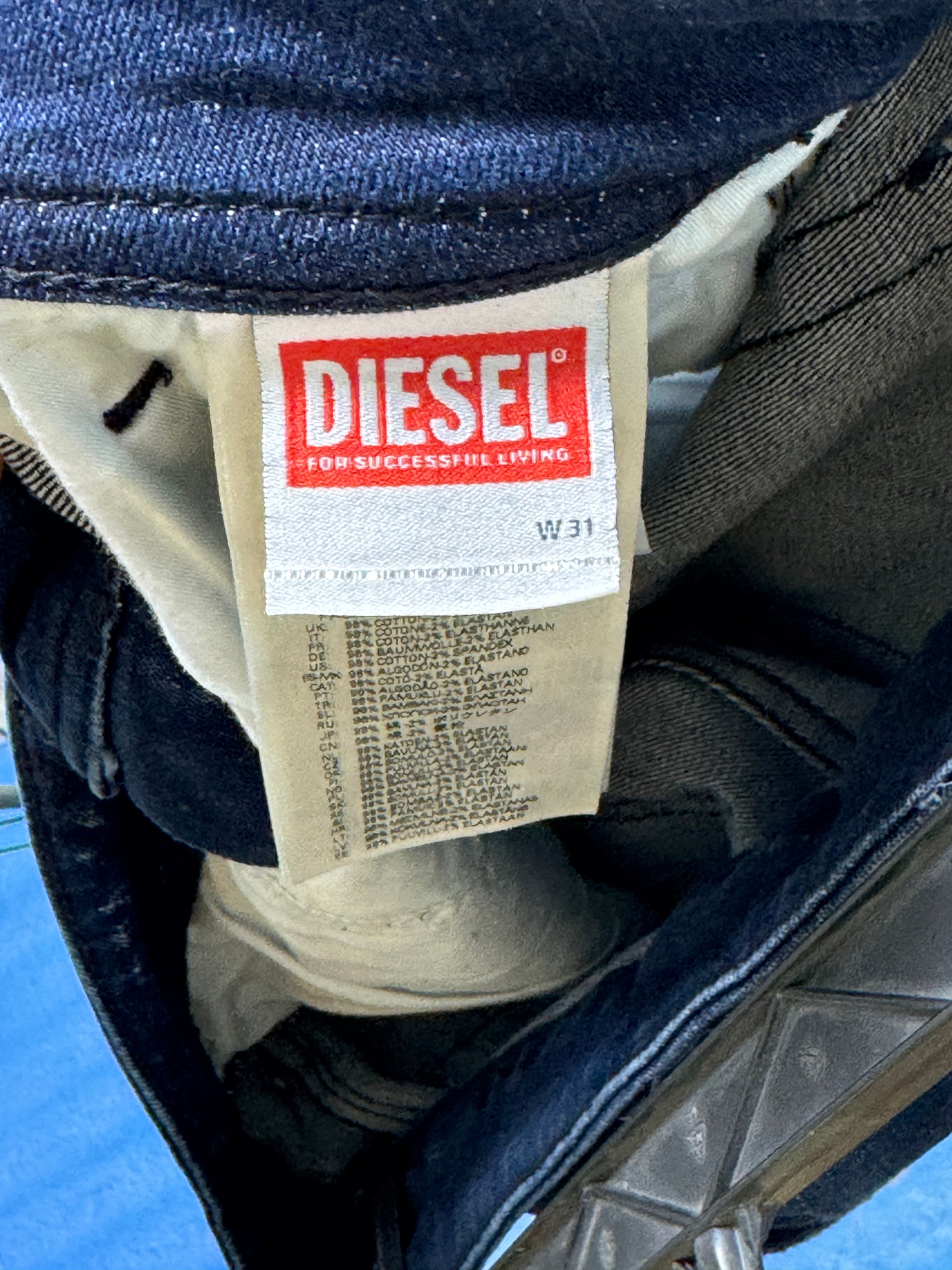 Diesel® Waist: 32" | Blue | Denim Pants | Cotton - Elastane | 2392 - Genuine Maal