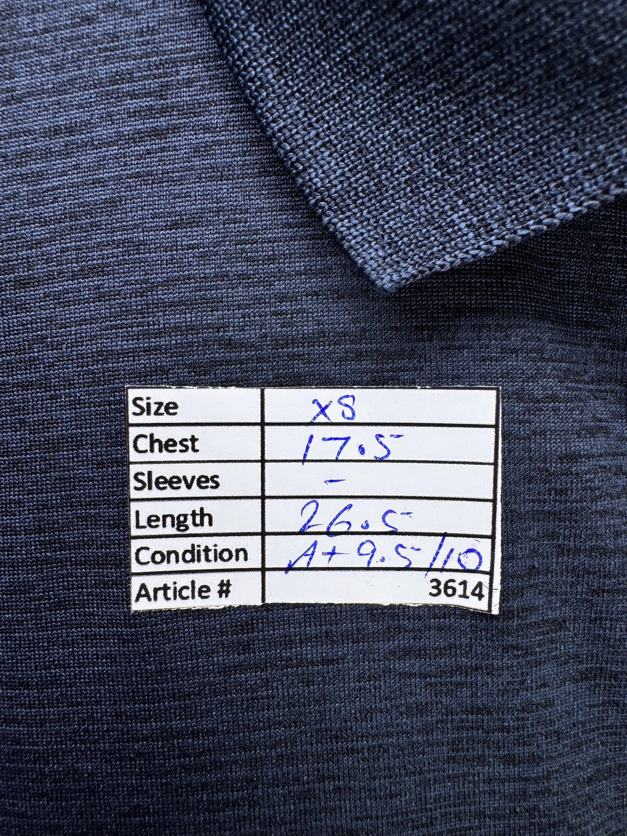 Apt.9® XS | Chest: 17.5" | Navy Blue | Polo | Poly | 3614 - Genuine Maal