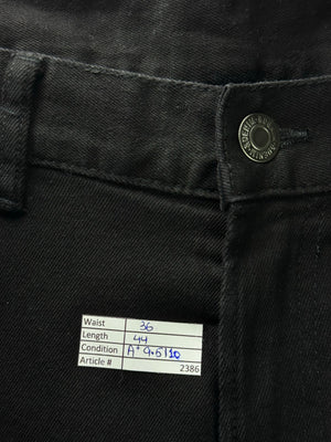 H&M® Waist: 36" | Black | Slim Fit Denim Pants | Cotton - Elastane | 2386 - Genuine Maal