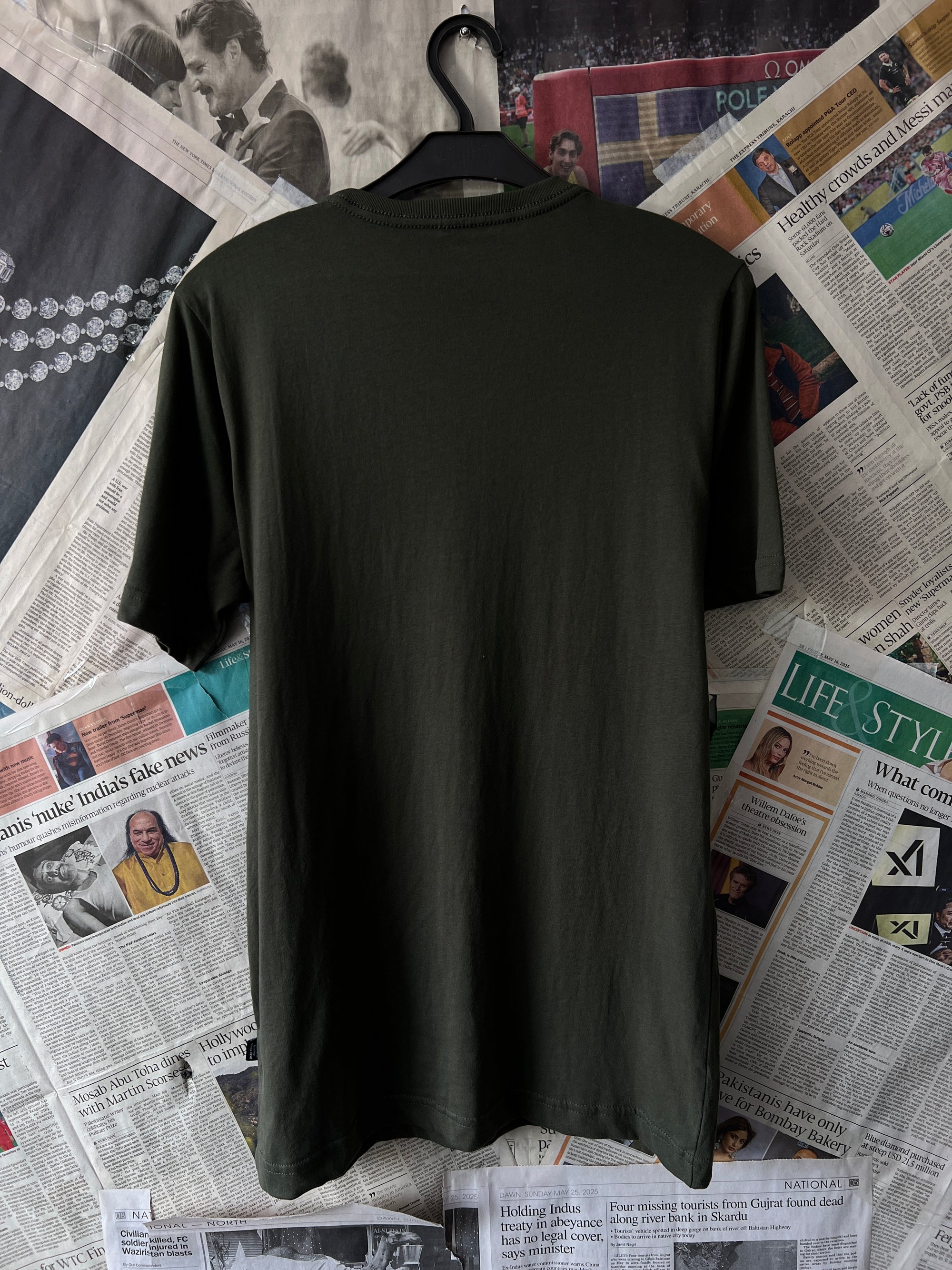 P*ma® Small | Chest: 19" | Dark Olive | T-Shirt | 340 - Genuine Maal