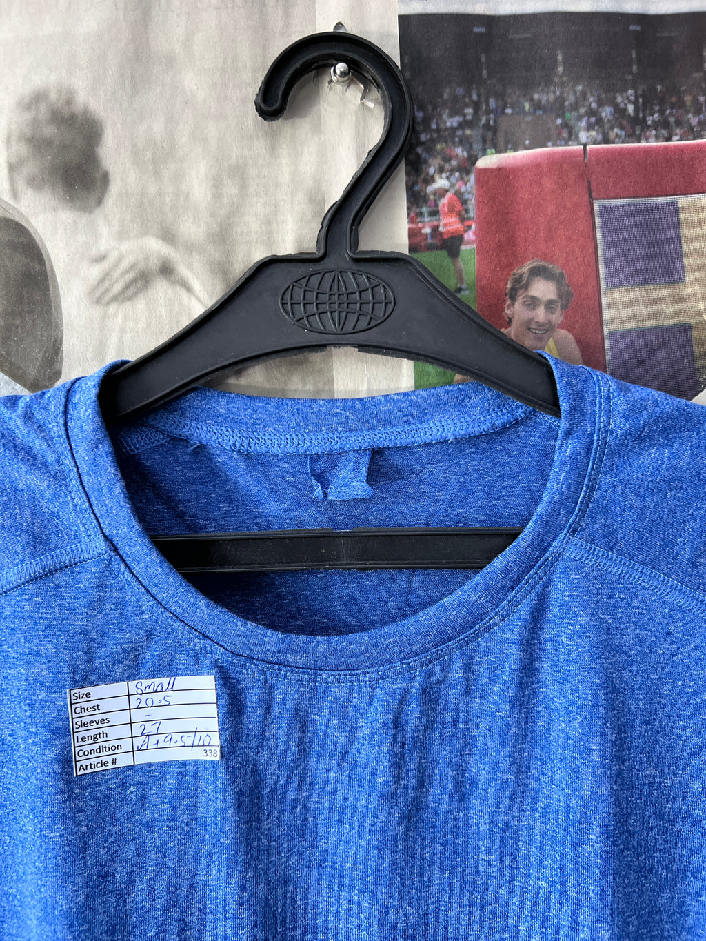 Small | Chest: 20.5" | Blue | T-Shirt | 338 - Genuine Maal