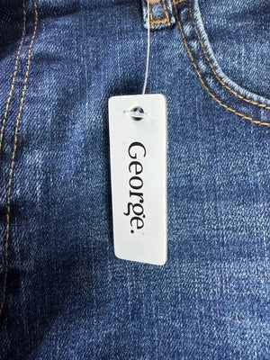 George® Waist: 36" | Blue | Loose Fit Denim Pants | Cotton - Elastane | 2403 - Genuine Maal