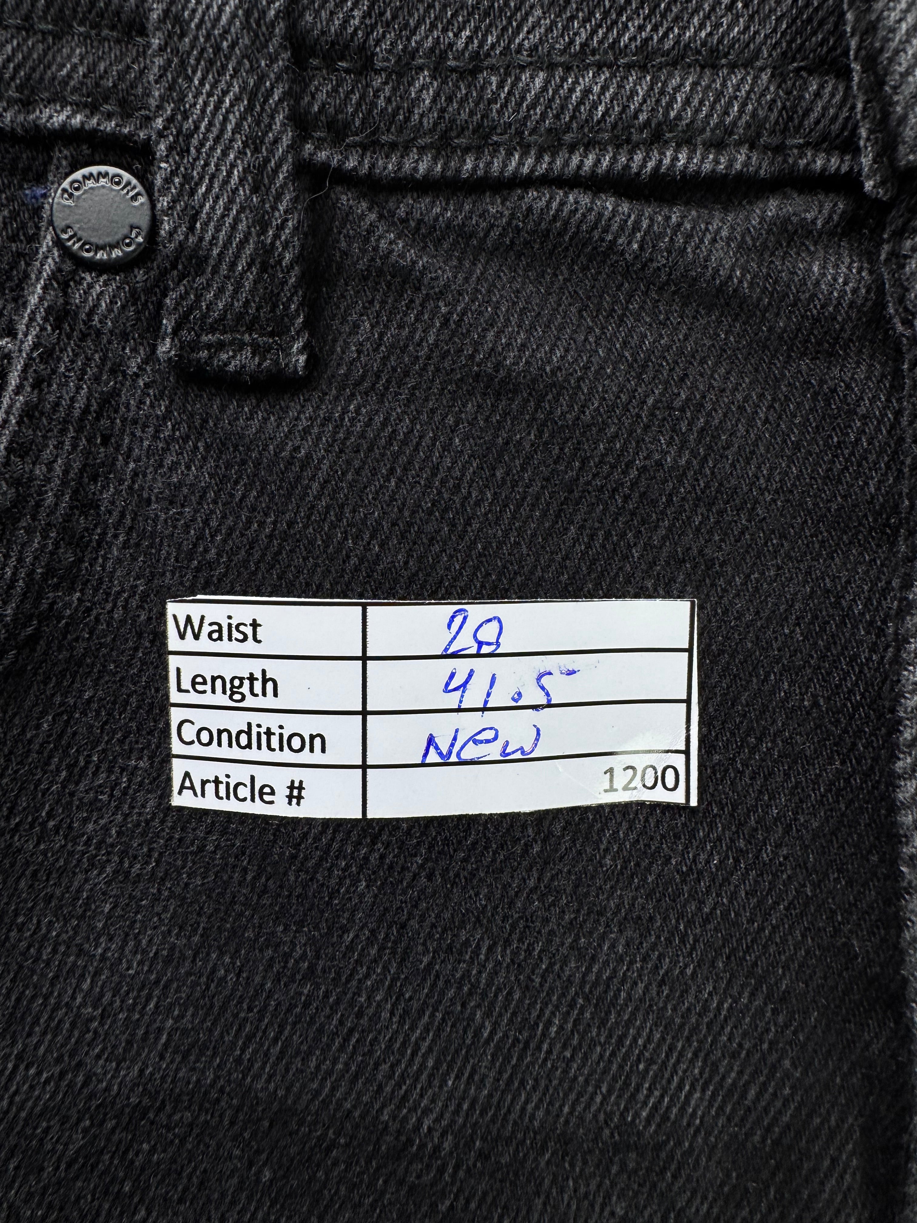 Commons® Waist: 28" | Black Knee Ribbed | Pant | Skinny Fit | 1200 - Genuine Maal