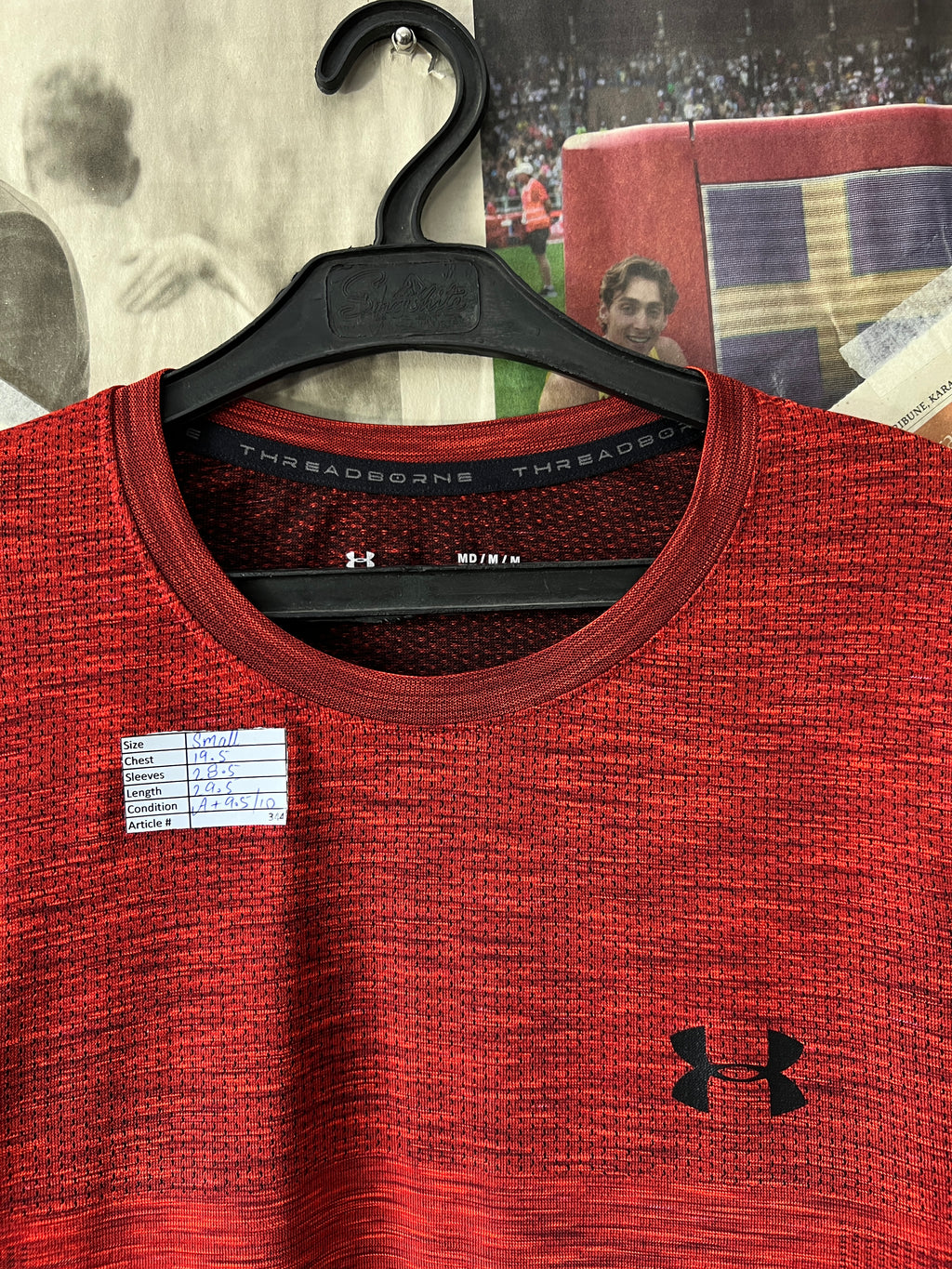 Under Armour® Small | Chest: 19.5" | Burnt Orange | Sweat Shirt | 344 - Genuine Maal