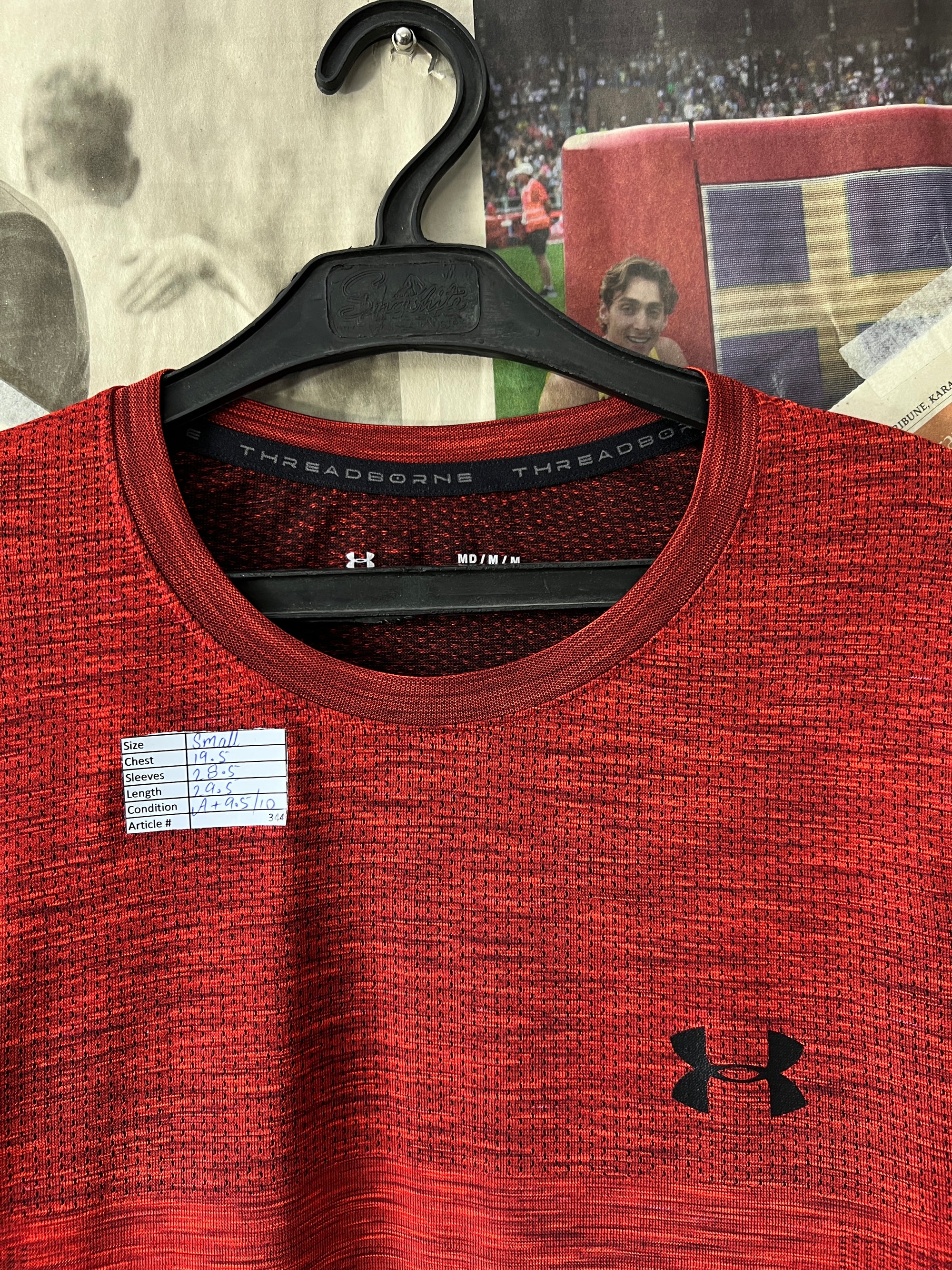 Under Armour® Small | Chest: 19.5" | Burnt Orange | Sweat Shirt | 344 - Genuine Maal