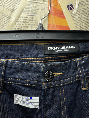 Dkny® Waist: 36" | Blue | Slim Fit Denim Pants | Cotton | 2947 - Genuine Maal