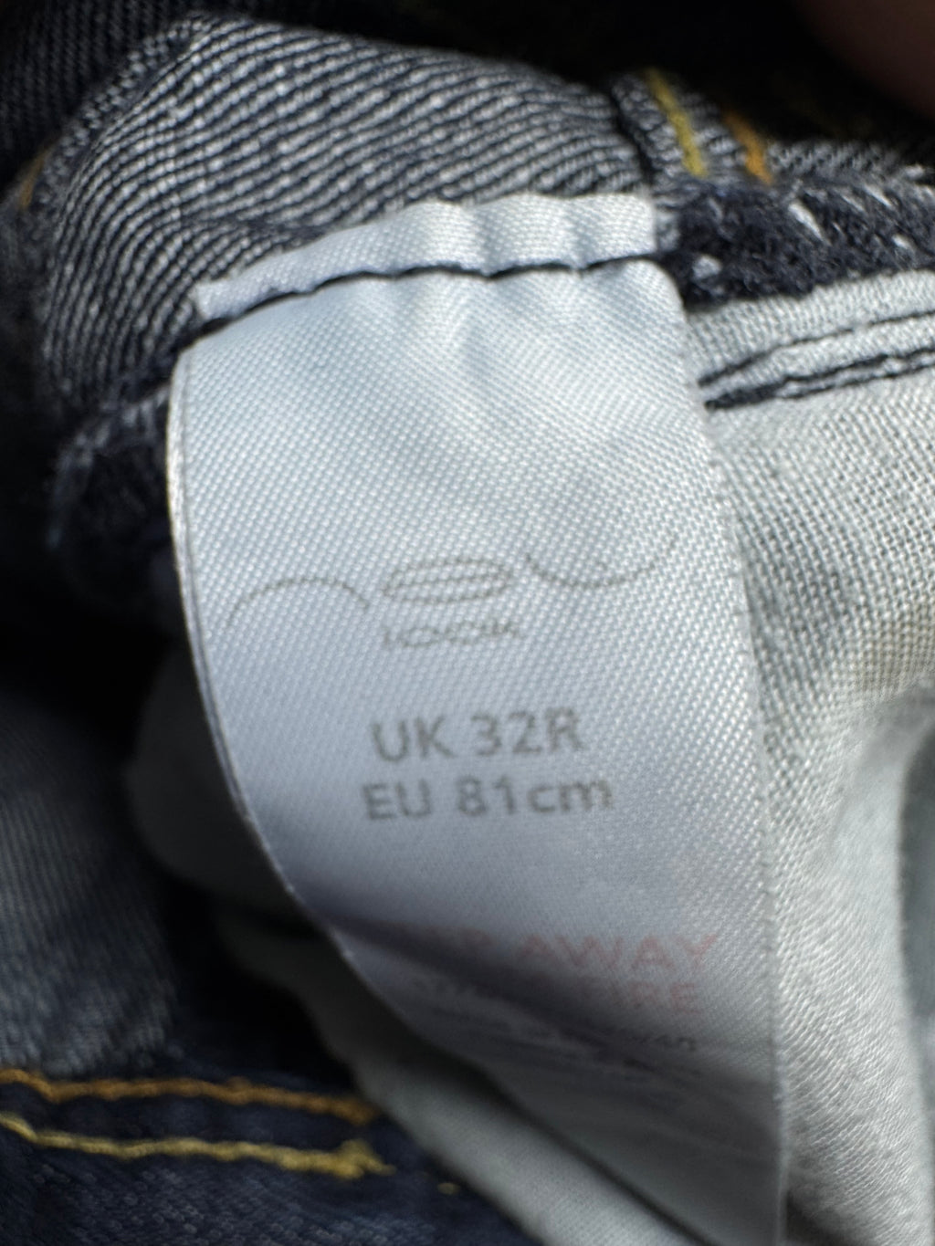 ® Waist: 32" | Navy Blue | Pants | Fit: Slim | Cotton | 1176 - Genuine Maal