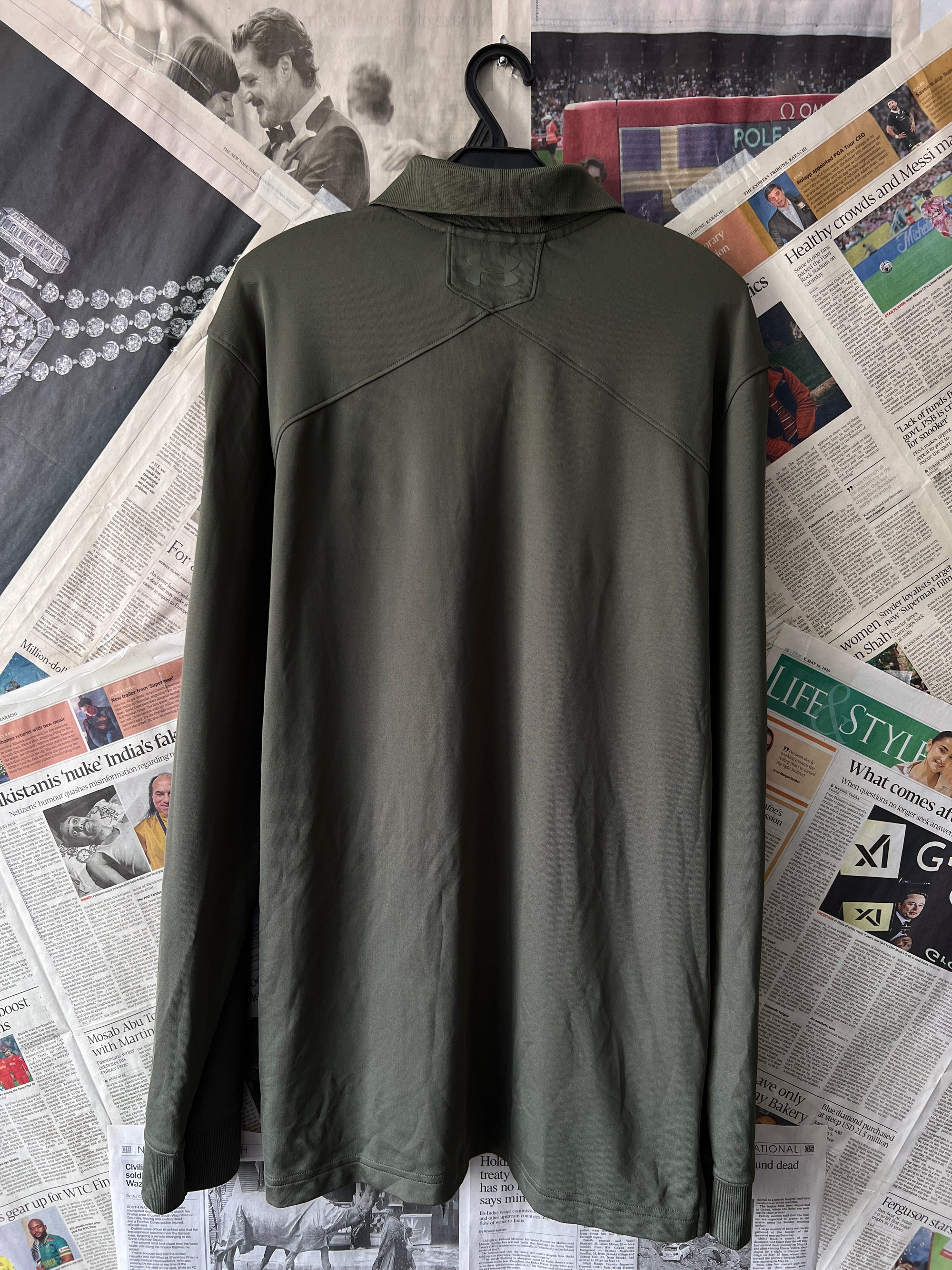 Under Armour® Small | Chest: 21" | Olive | Polo | 360 - Genuine Maal